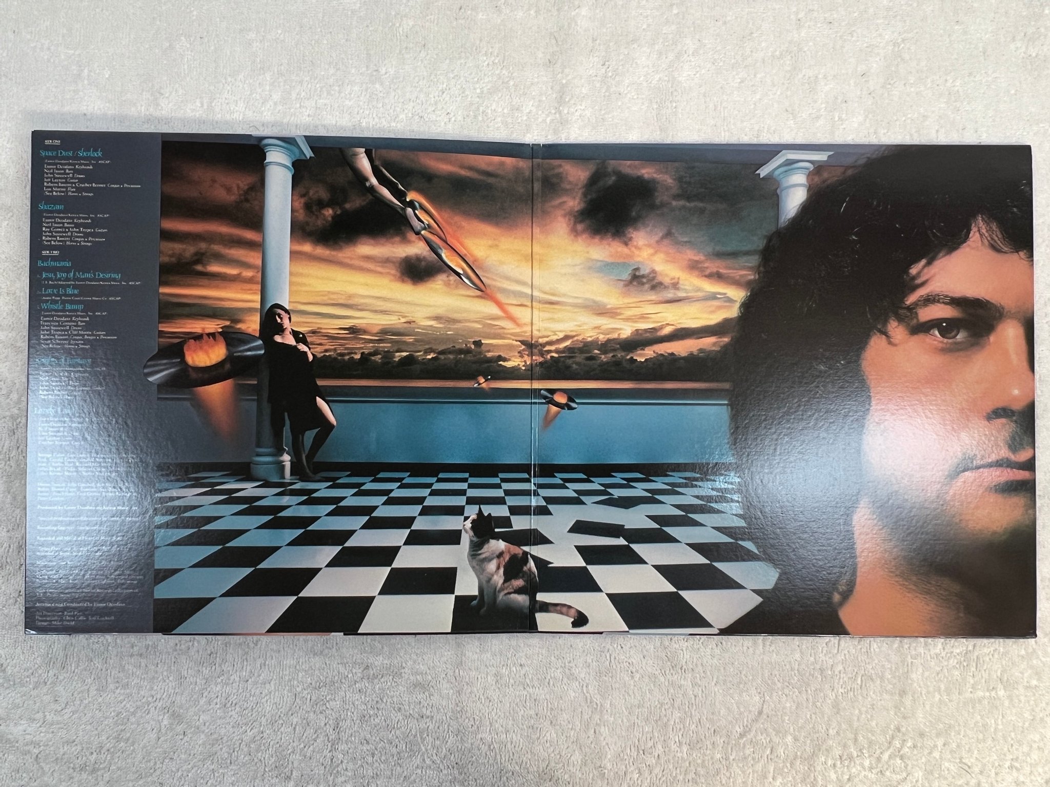 Omslagsbild för skivan DEODATO knights of fantasy LP -79 US WARNER BROS BSK 3321