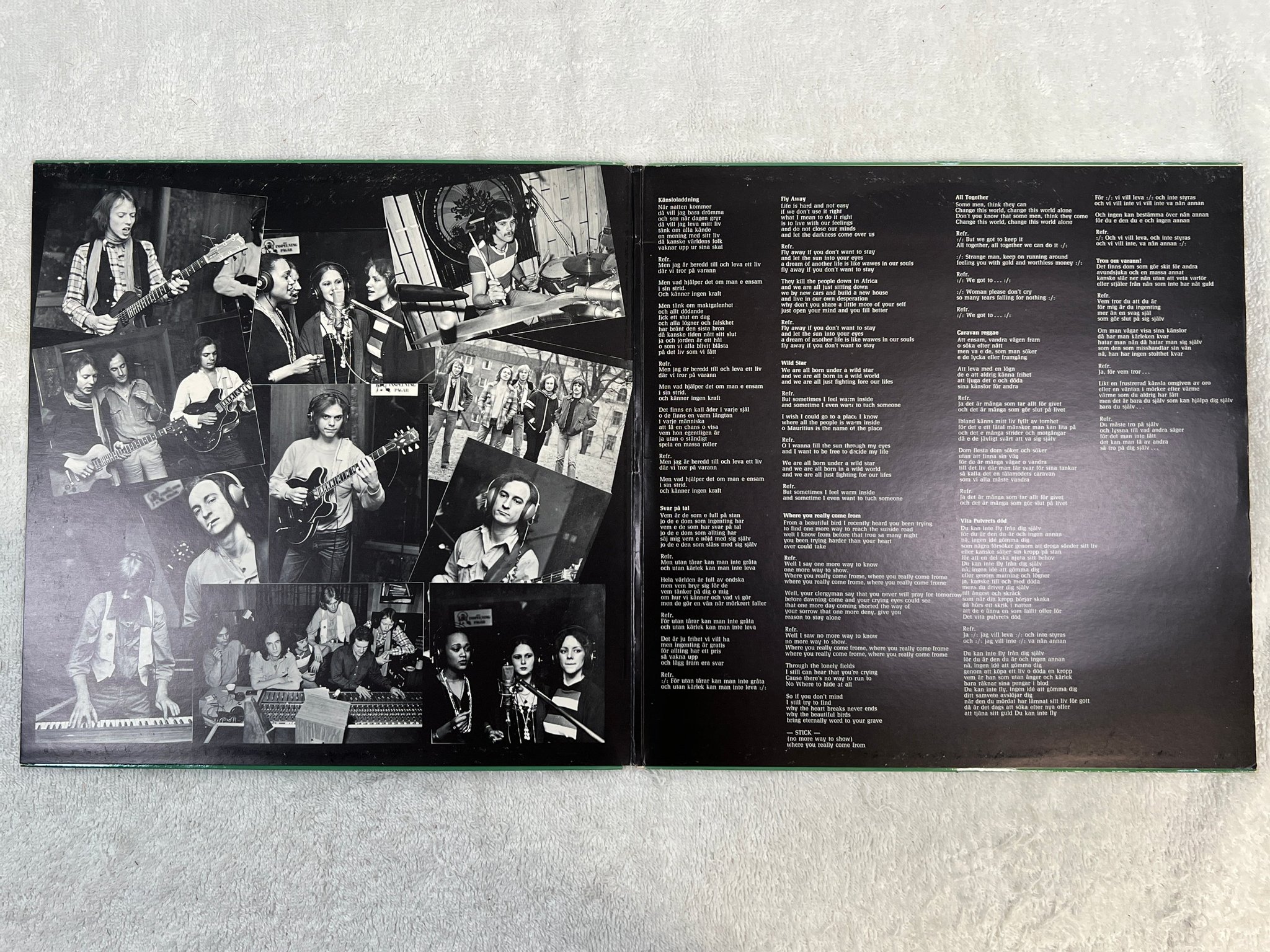 Omslagsbild för skivan ROCKAMÖLLAN tron på varann LP -80 Swe MARILLA MA-LP