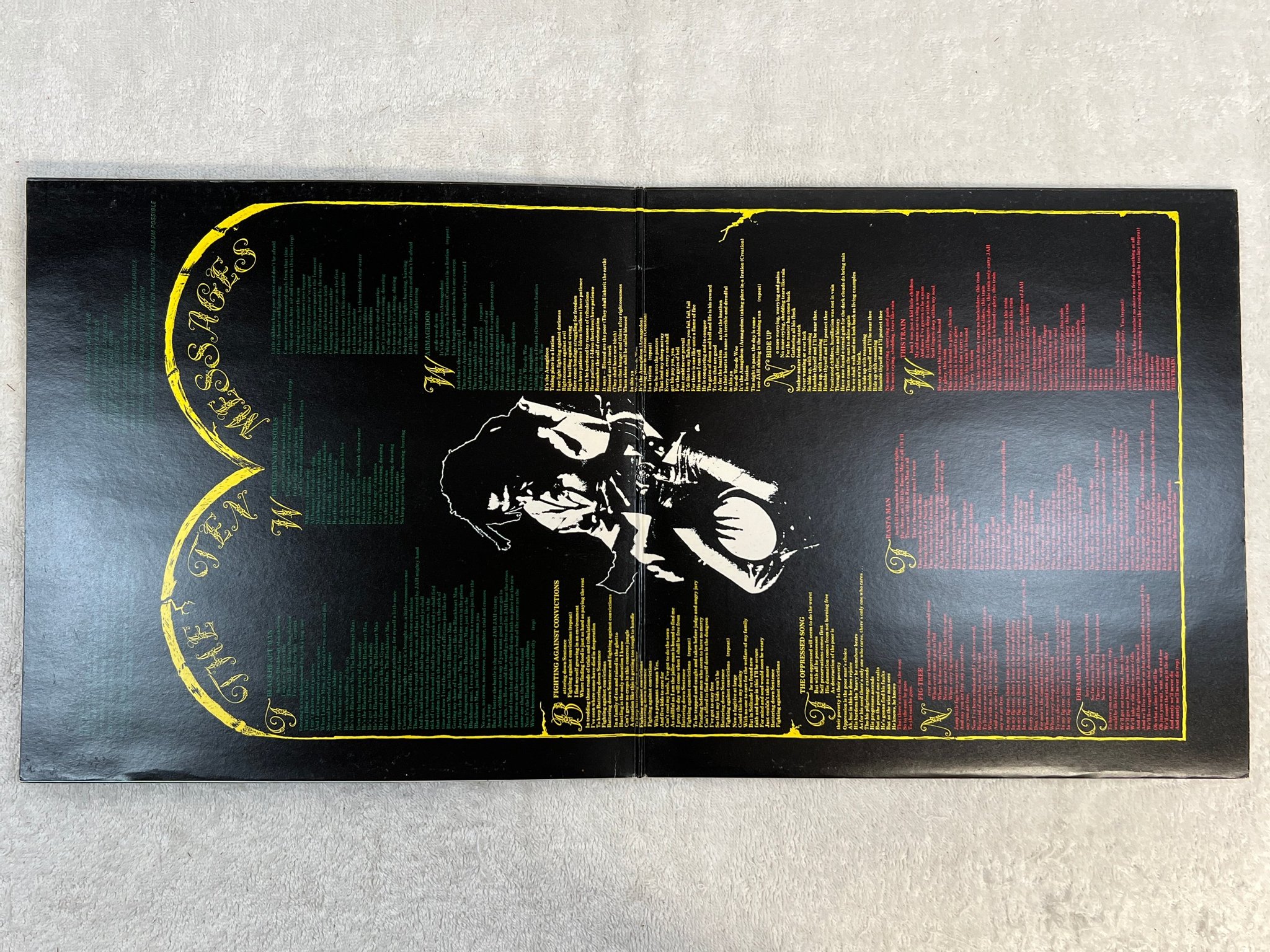 Omslagsbild för skivan BUNNY WAILER blackheart man LP -76 UK ISLAND ILPS 9415