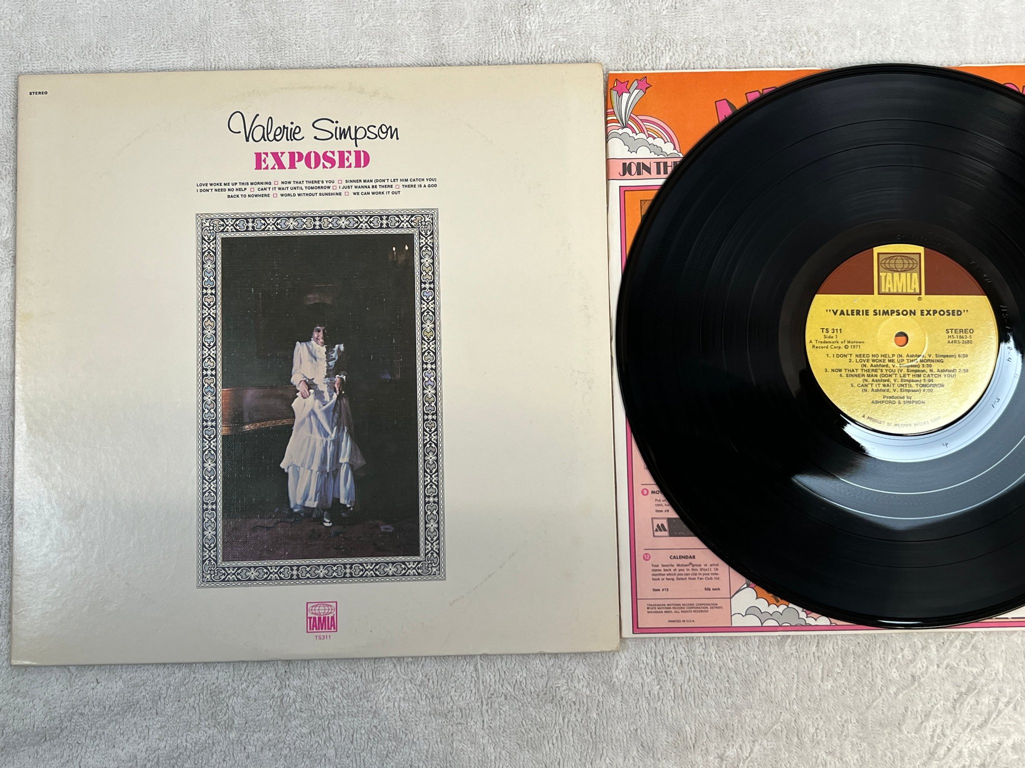 Omslagsbild för skivan VALERIE SIMPSON exposed LP -71 US TAMLA TS 311