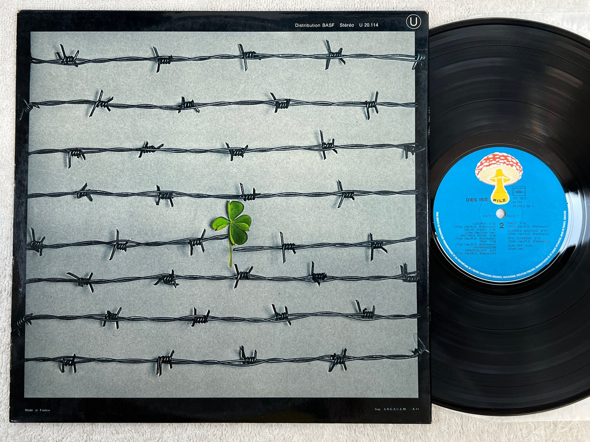 Omslagsbild för skivan DIES IRAE first LP -72 Ger PILZ U 20.114 **** Krautrock ****