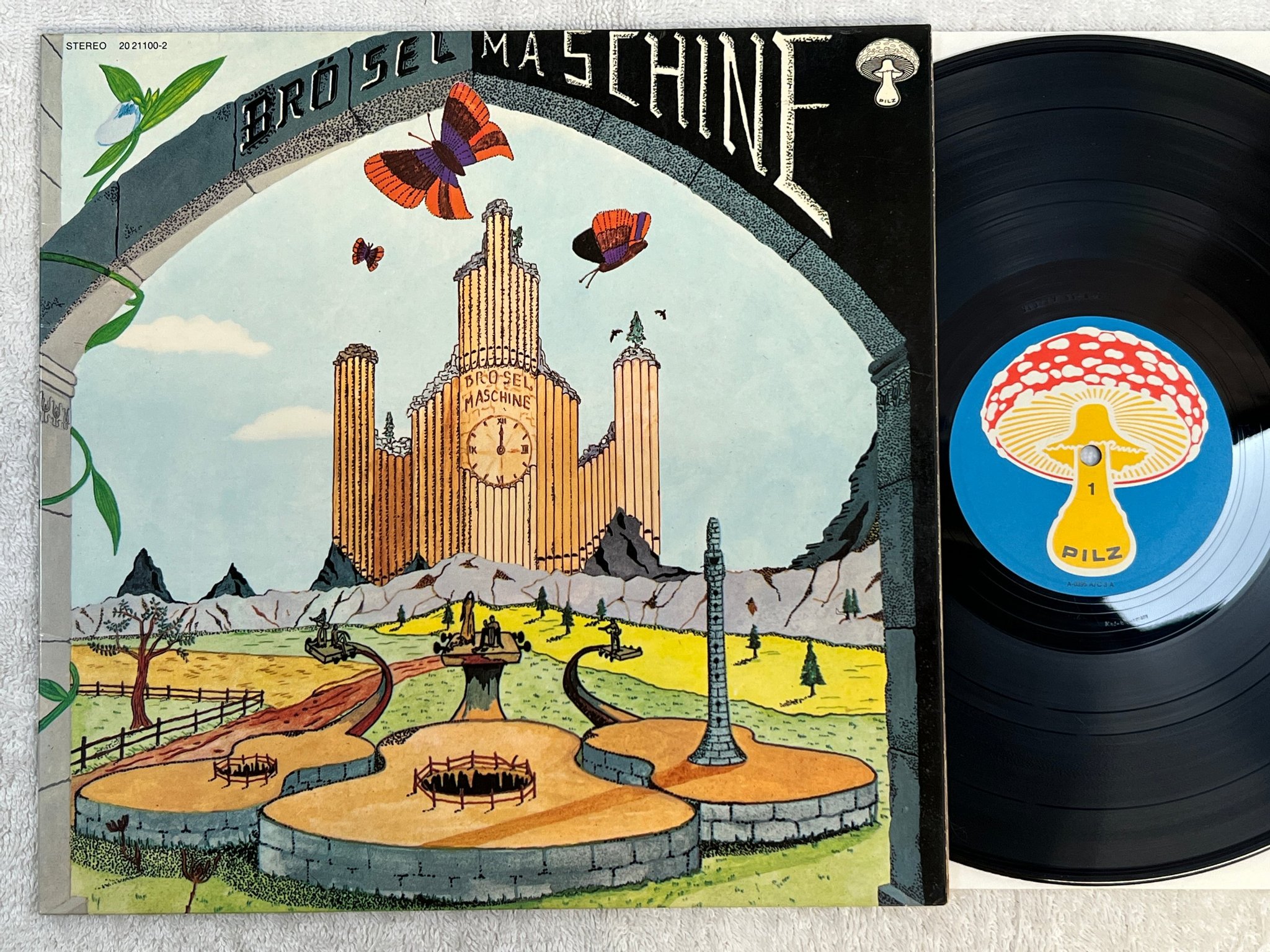 Omslagsbild för skivan BRÖSELMASCHINE s/t LP -71 Ger PILZ 20 21100-2 *** RARE DREAMY FOLK ***