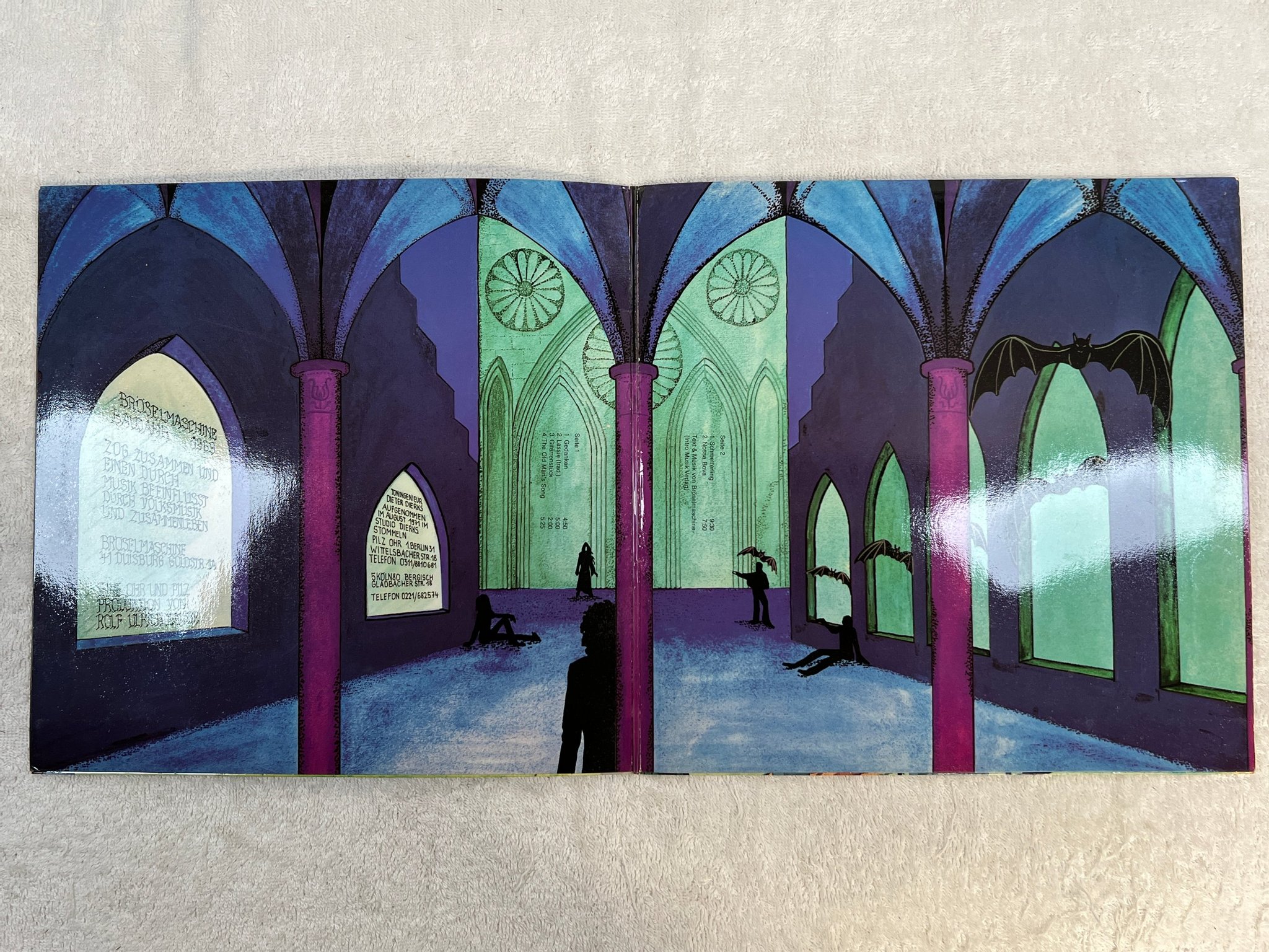 Omslagsbild för skivan BRÖSELMASCHINE s/t LP -71 Ger PILZ 20 21100-2 *** RARE DREAMY FOLK ***