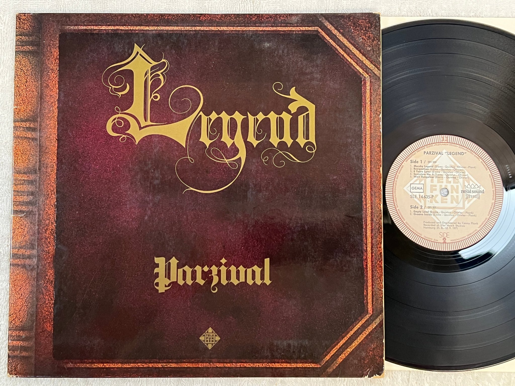 Omslagsbild för skivan LEGEND parzival LP -71 Ger TELEFUNKEN SLE 14 635-P