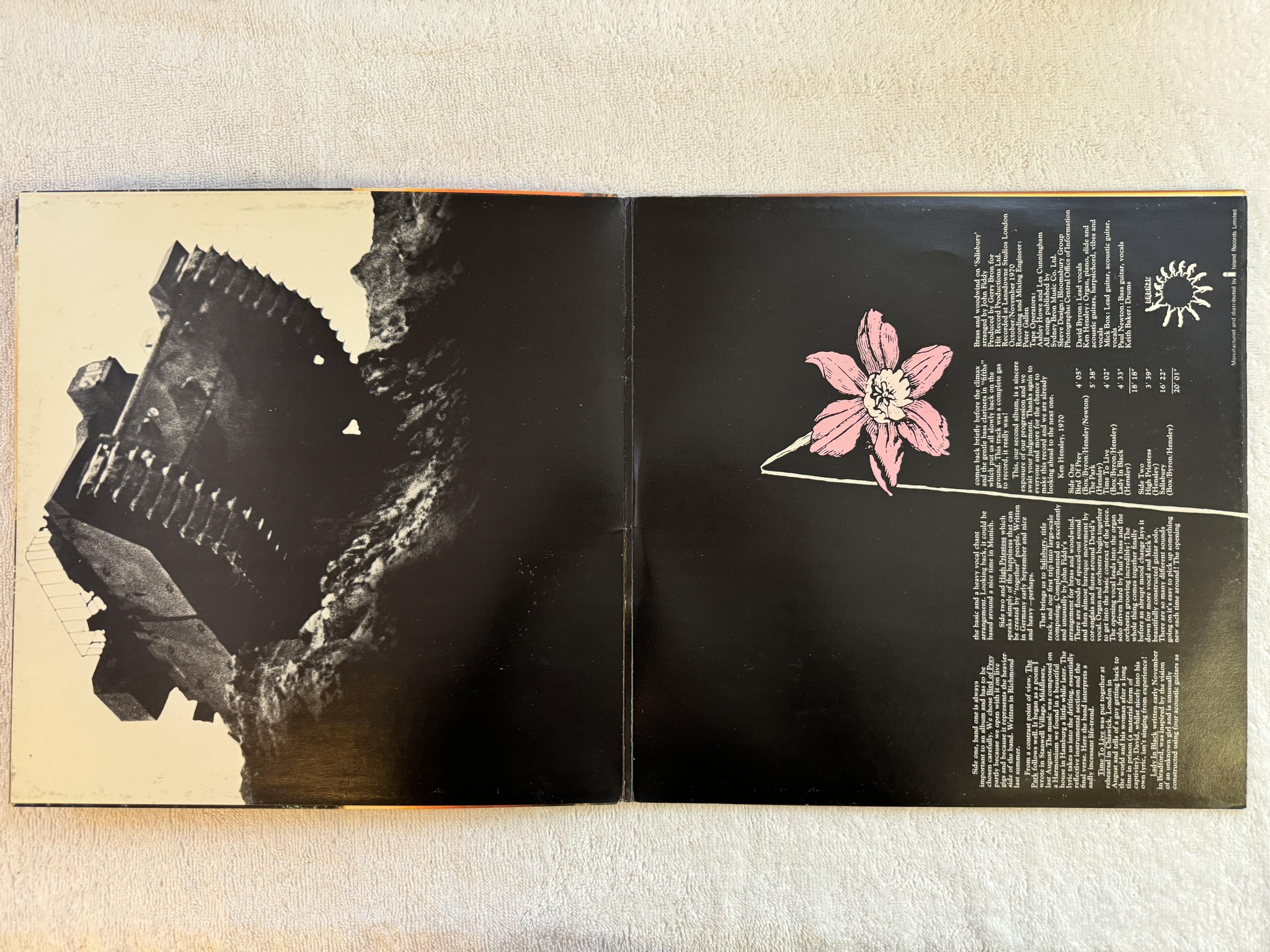 Omslagsbild för skivan URIAH HEEP salisbury LP re ncb BRONZE BROM 152