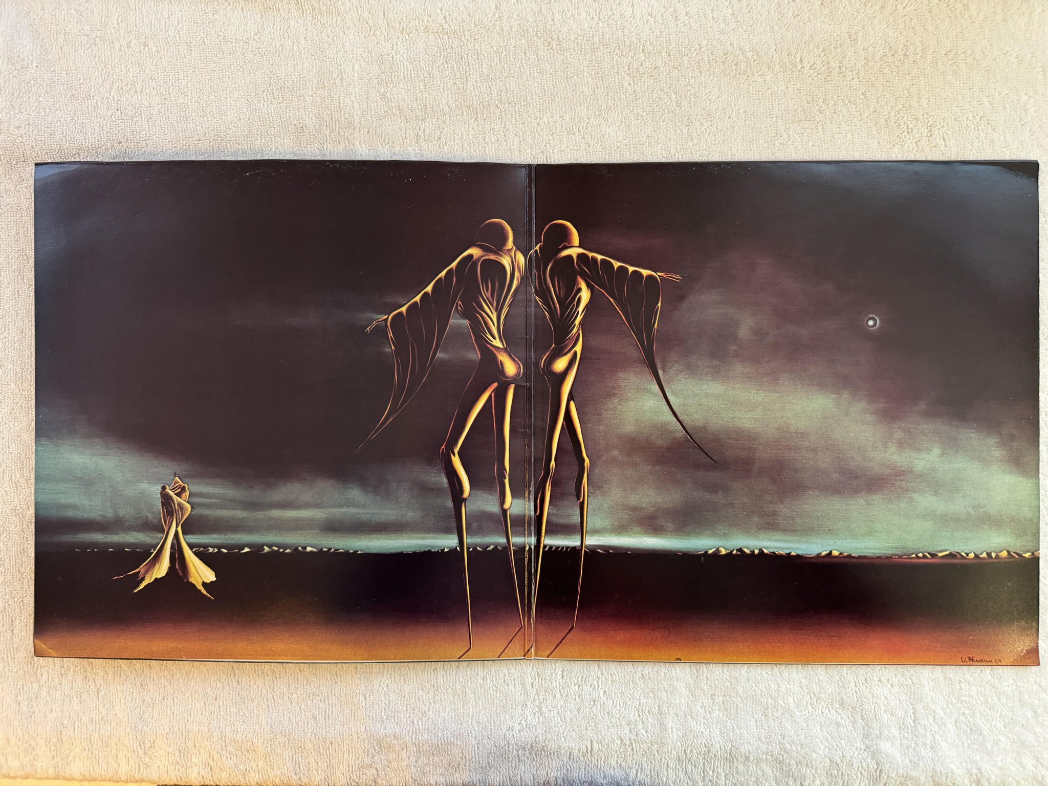 Omslagsbild för skivan KLAUS SCHULZE timewind LP UK VIRGIN OVED 24