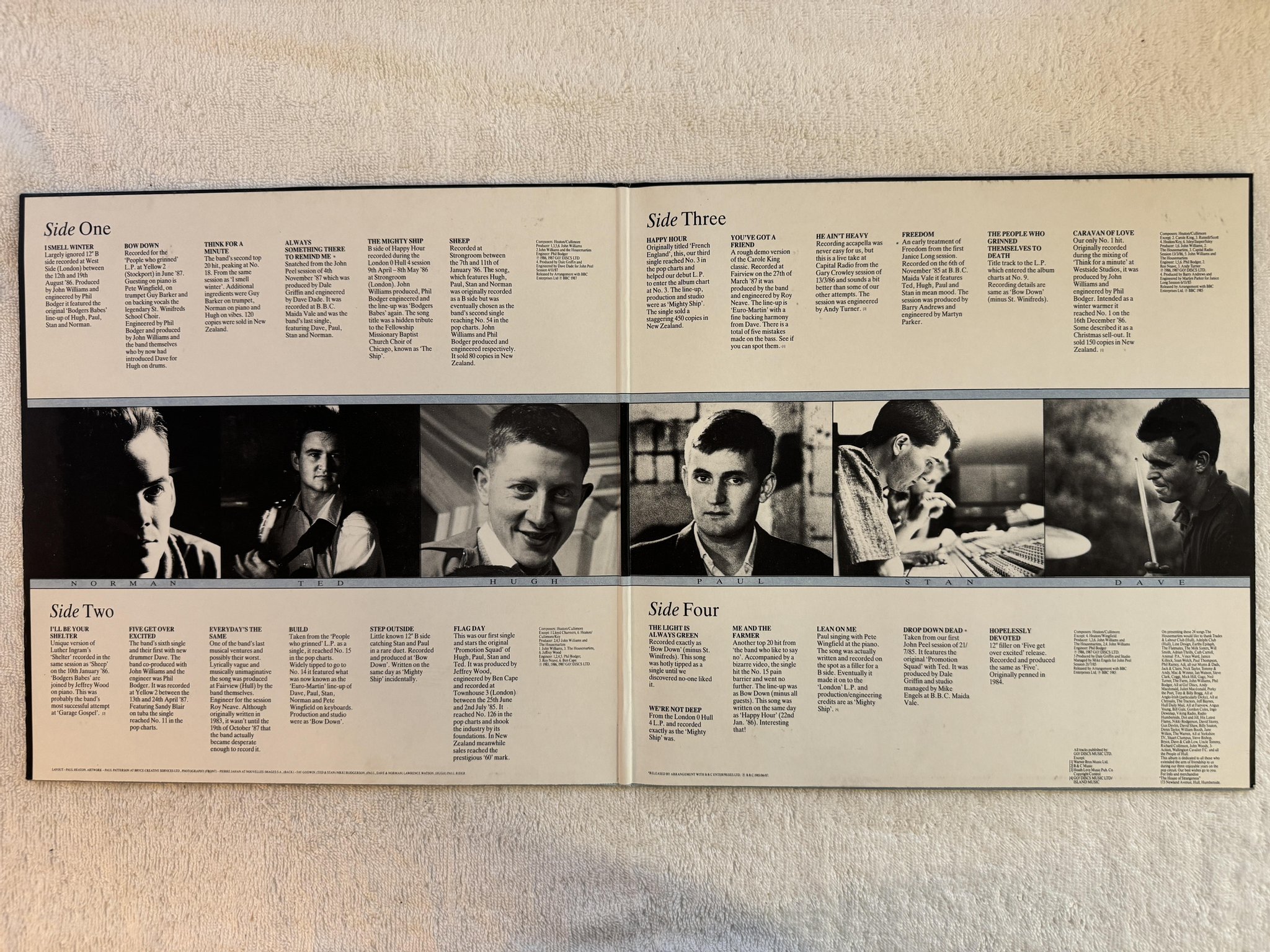 Omslagsbild för skivan THE HOUSEMARTINS Now That's What I Call Quite Good 2xLP -88 CHRYSALIS 303 275
