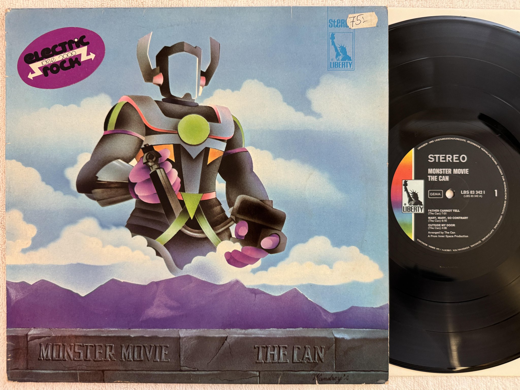 Omslagsbild för skivan CAN monster movie LP -70 Ger LIBERTY LBS 83342 I *** Rare kraut ***