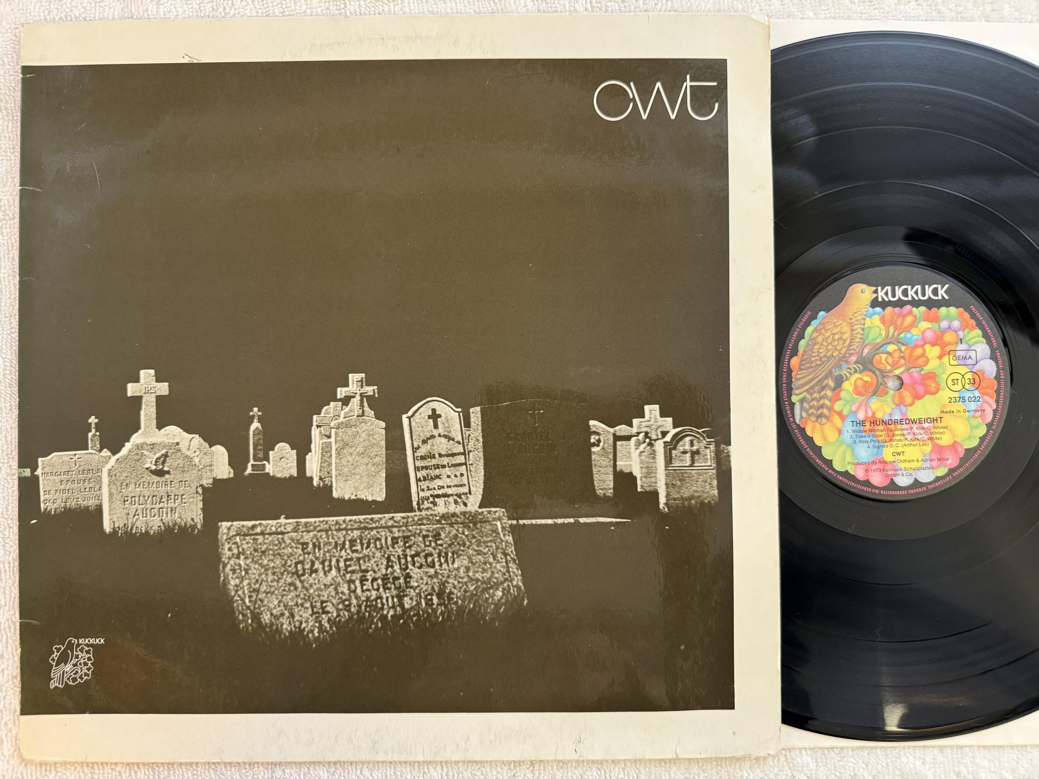 Omslagsbild för skivan CWT The Hundredweight LP -73 Ger KUCKUCK 2375 022 *** VERY RARE ***