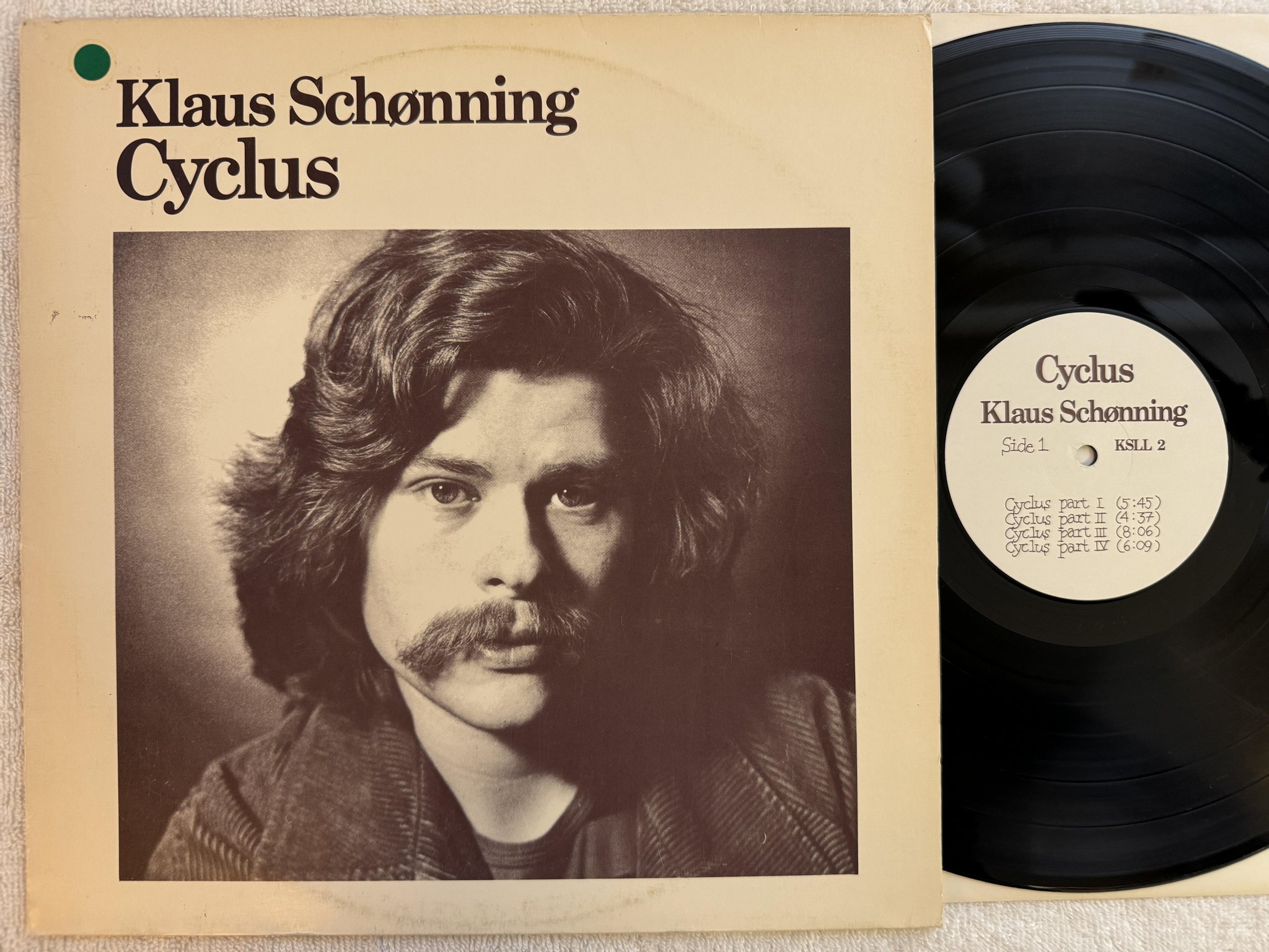 Omslagsbild för skivan KLAUS SCHØNNING cyclus LP -80 Den LYDLABORATORIUM KSLL2