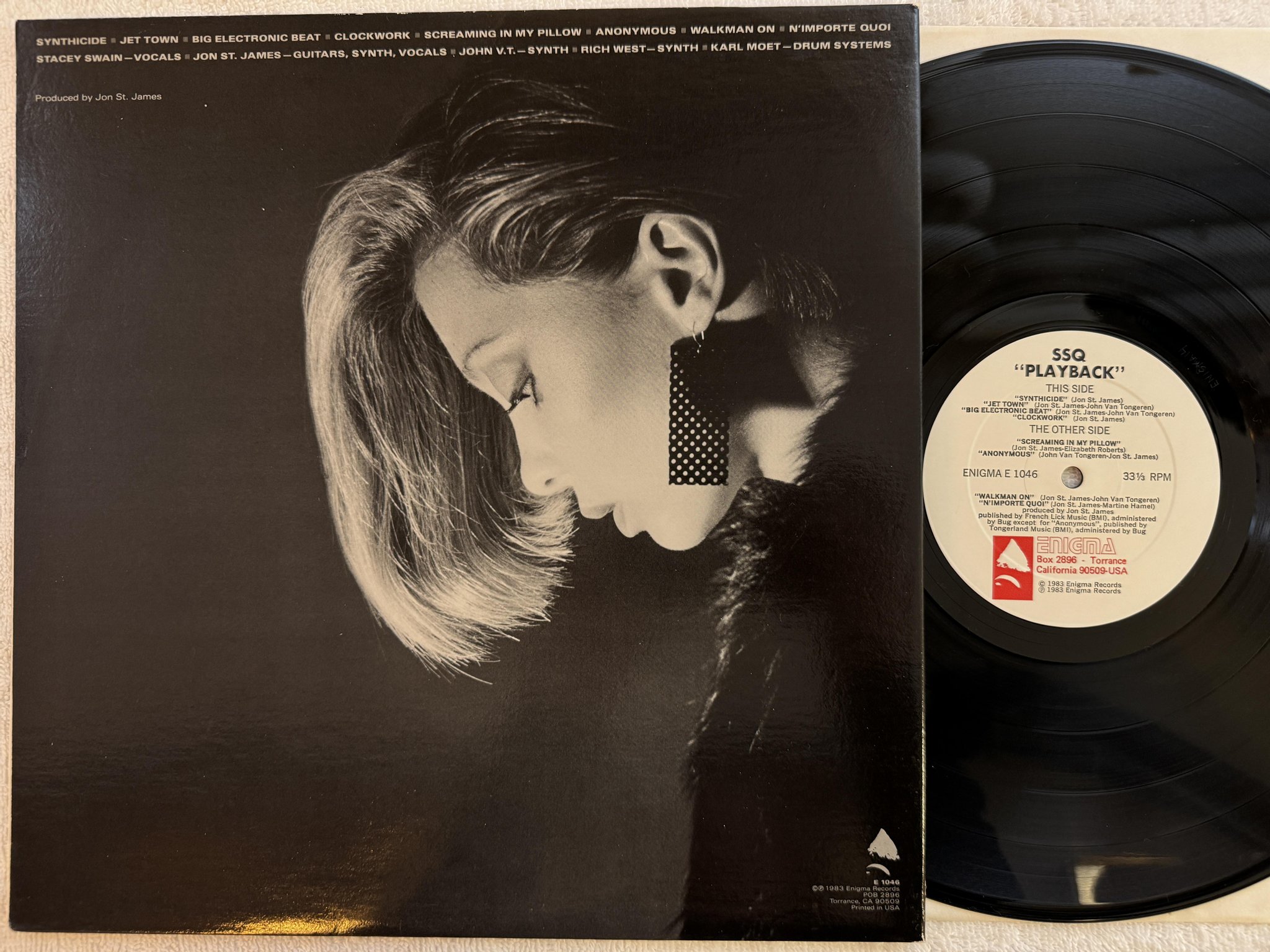 Omslagsbild för skivan SSQ Playback LP -83 US EMI America ST-17114