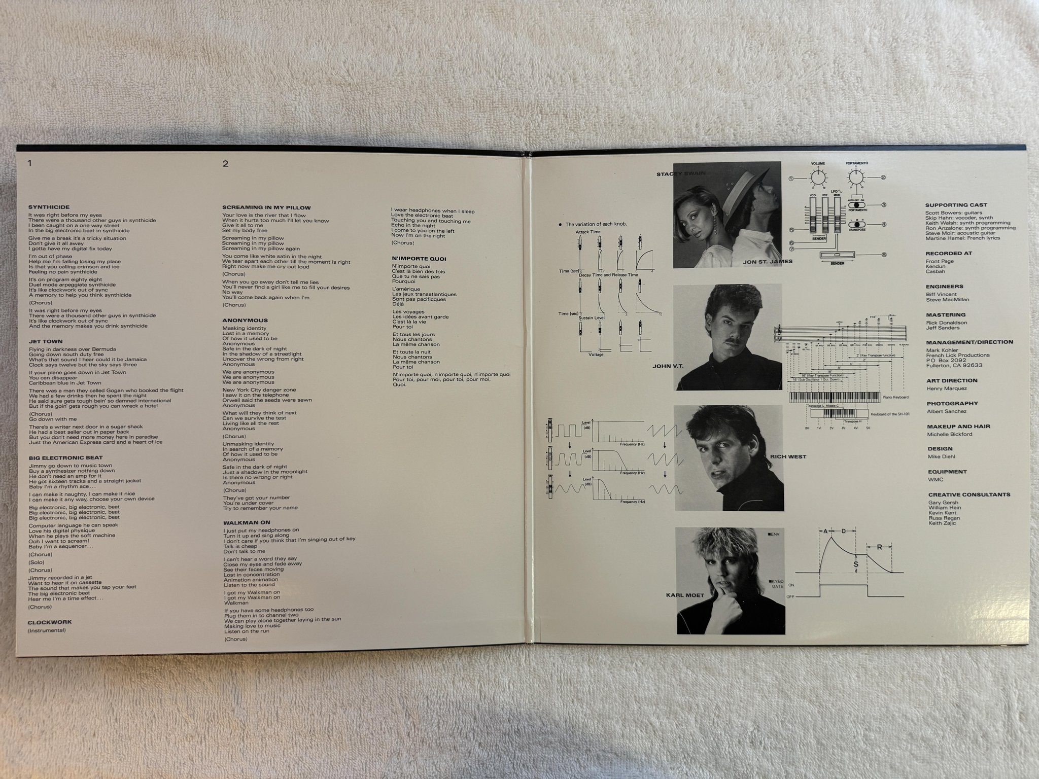 Omslagsbild för skivan SSQ Playback LP -83 US EMI America ST-17114
