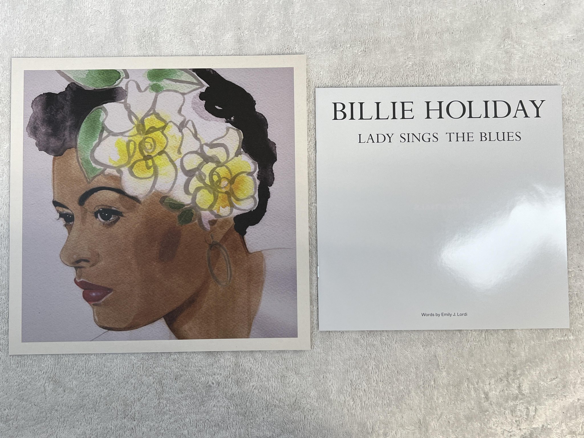 Omslagsbild för skivan BILLIE HOLIDAY lady sings the blues LP 2020 US VMP E096 *** LIGHT BLUE ***