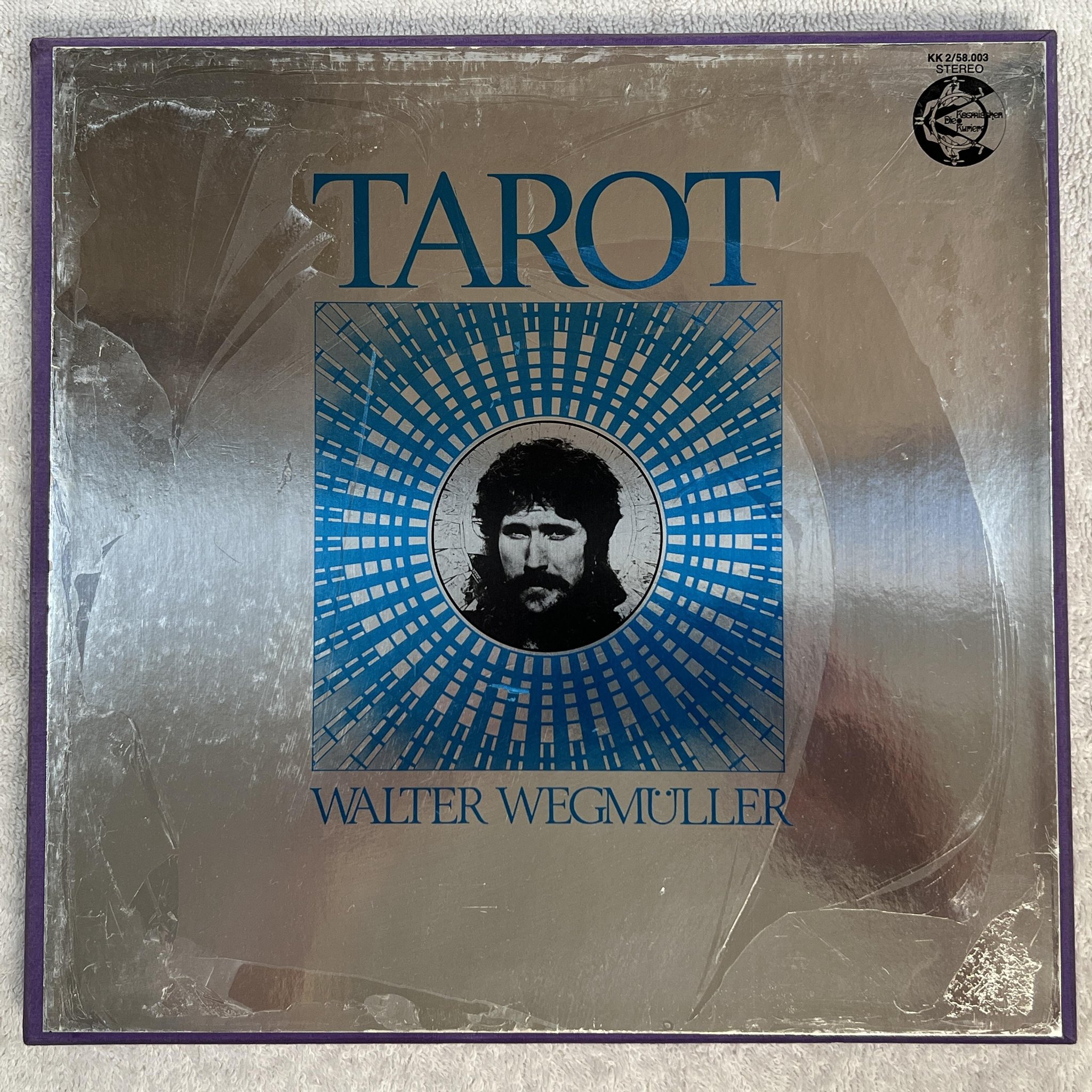 Omslagsbild för skivan WALTER WEGMÜLLER tarot 2xLP box set -73 Ger OHR KK 2/58.00 ** rare krautrock **