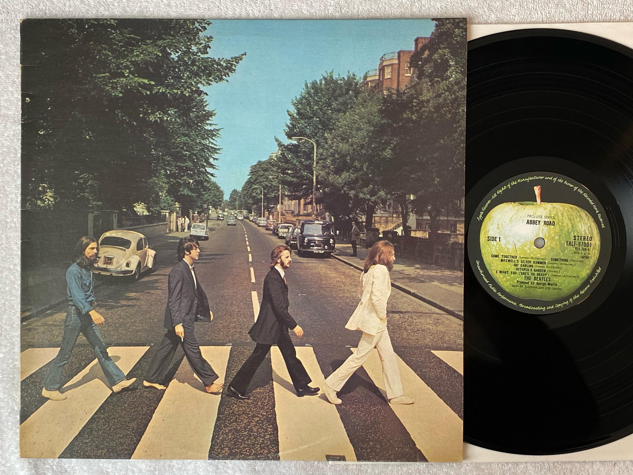 Omslagsbild för skivan THE BEATLES Abbey road LP -78 Japan PRO-USE SERIES APPLE EALF-97001 ** RARE **