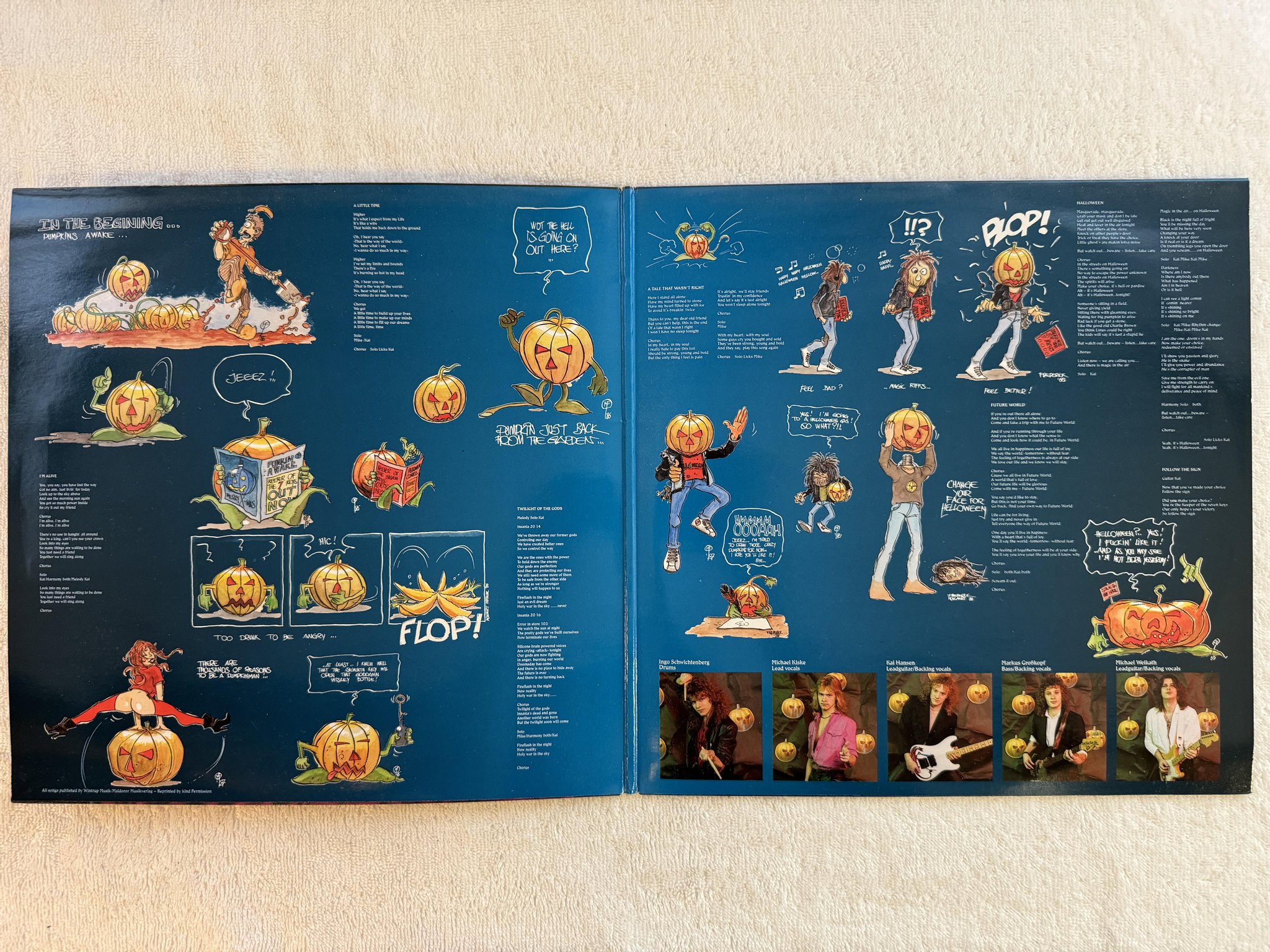 Omslagsbild för skivan HELLOWEEN keeper of the seven keys pt I LP -87 Ger NOISE N 0057