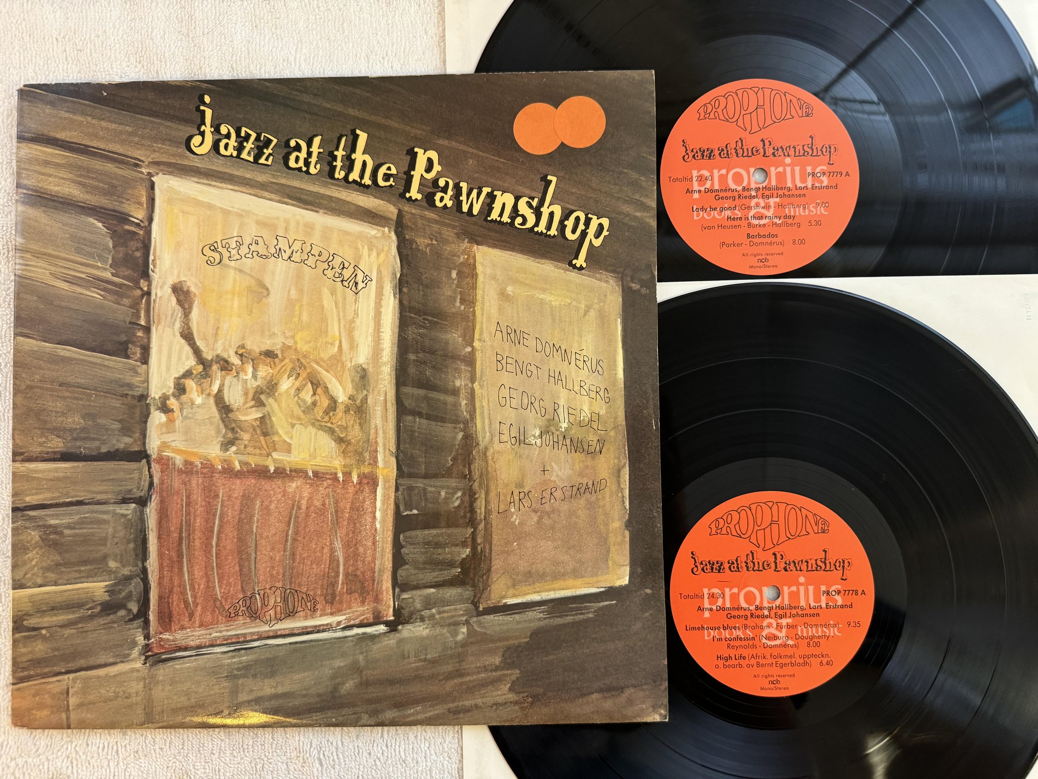 Omslagsbild för skivan ARNE DOMNERUS jazz at the pawnshop 2xLP PROPRIUS PROP 7778/9 ** Audiophile **