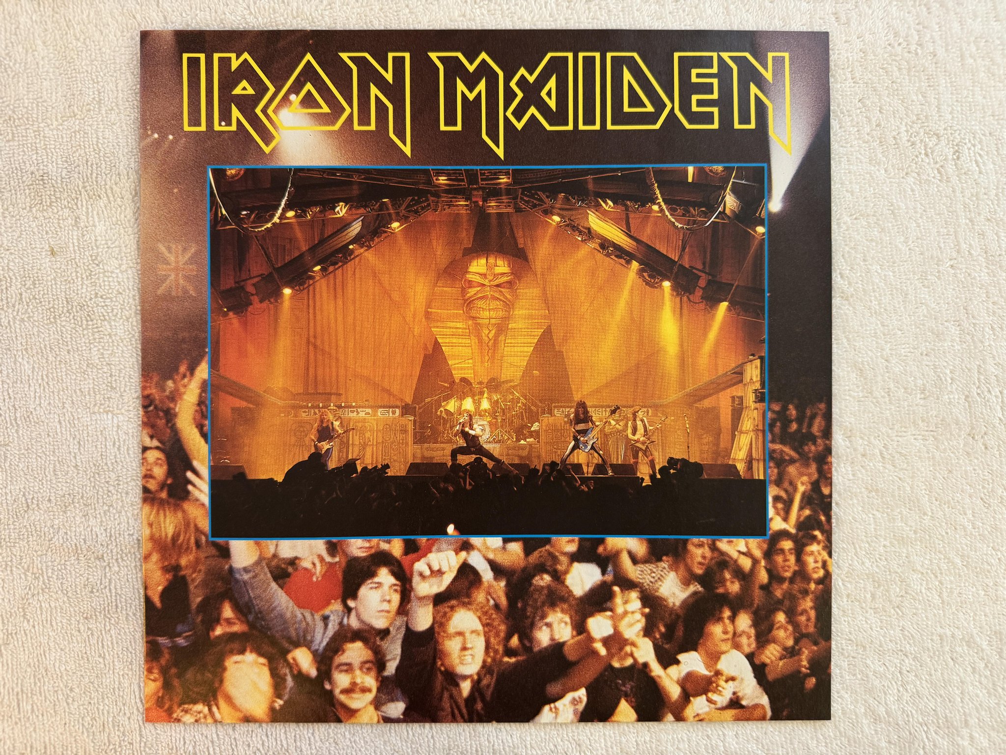 Omslagsbild för skivan IRON MAIDEN live after death 2xLP -85 Hol emi 162 24 0426 3