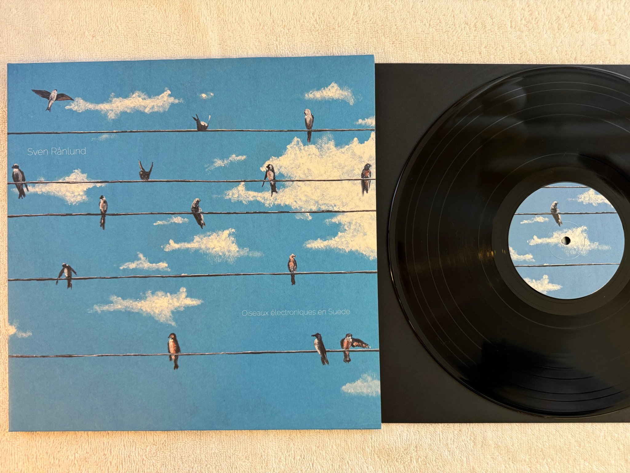 Omslagsbild för skivan SVEN RÅNLUND Oiseaux Électroniques En Suède LP 2020 Swe GEIGER GG010