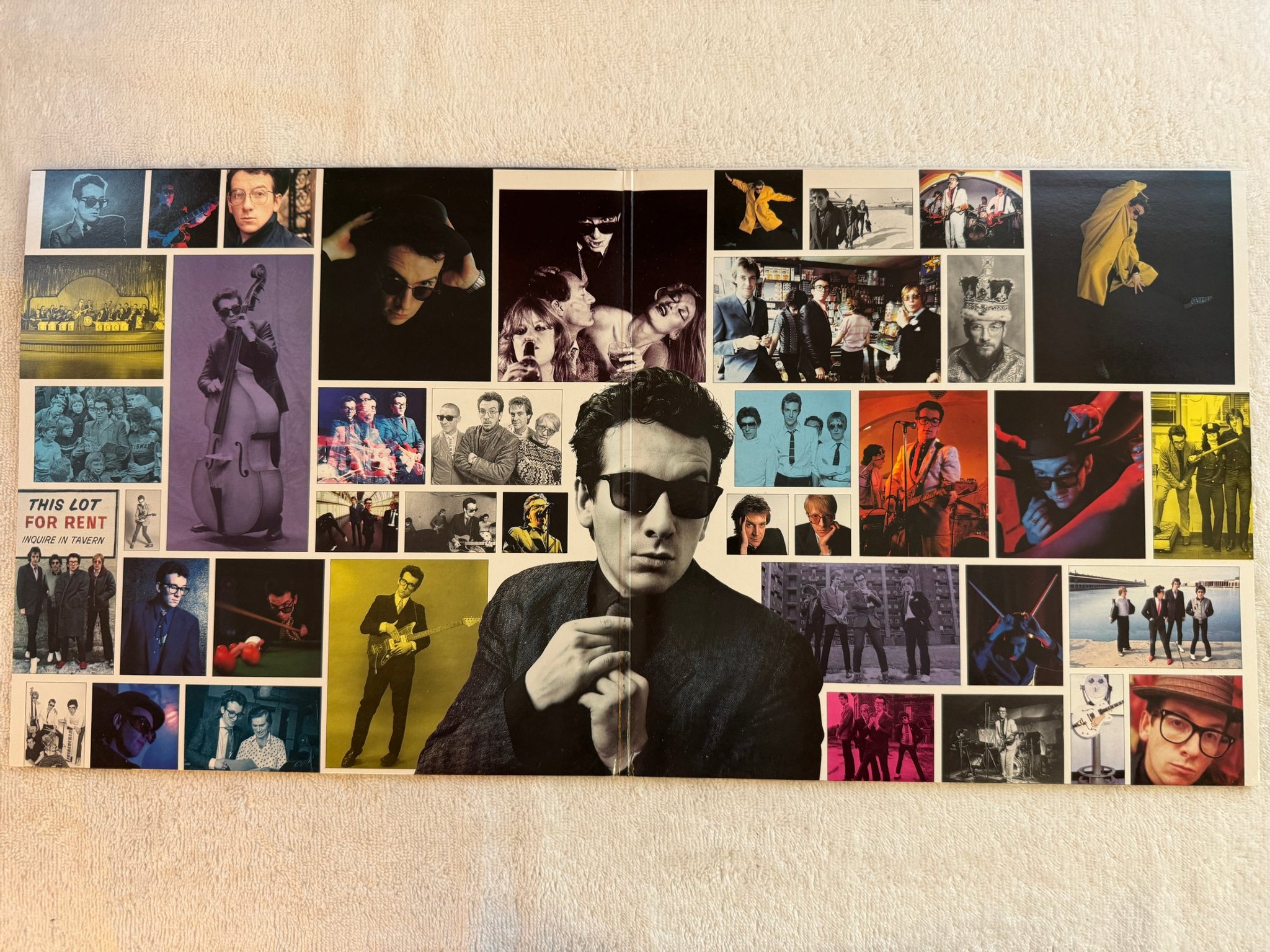Omslagsbild för skivan ELVIS COSTELLO Girls +£÷ Girls =$& Girls 2xLP -89 DEMON D-FIEND 160