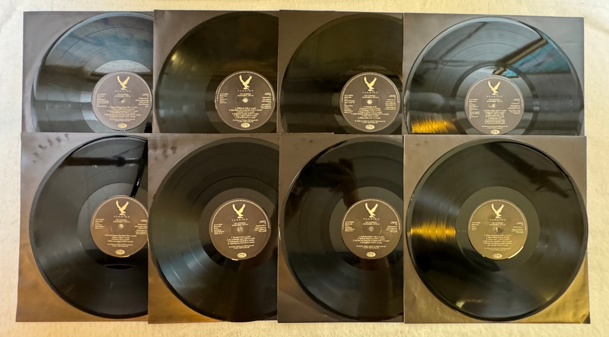 Omslagsbild för skivan ULF LUNDELL Livslinjen 8xLP box -91 EMI U.L.2