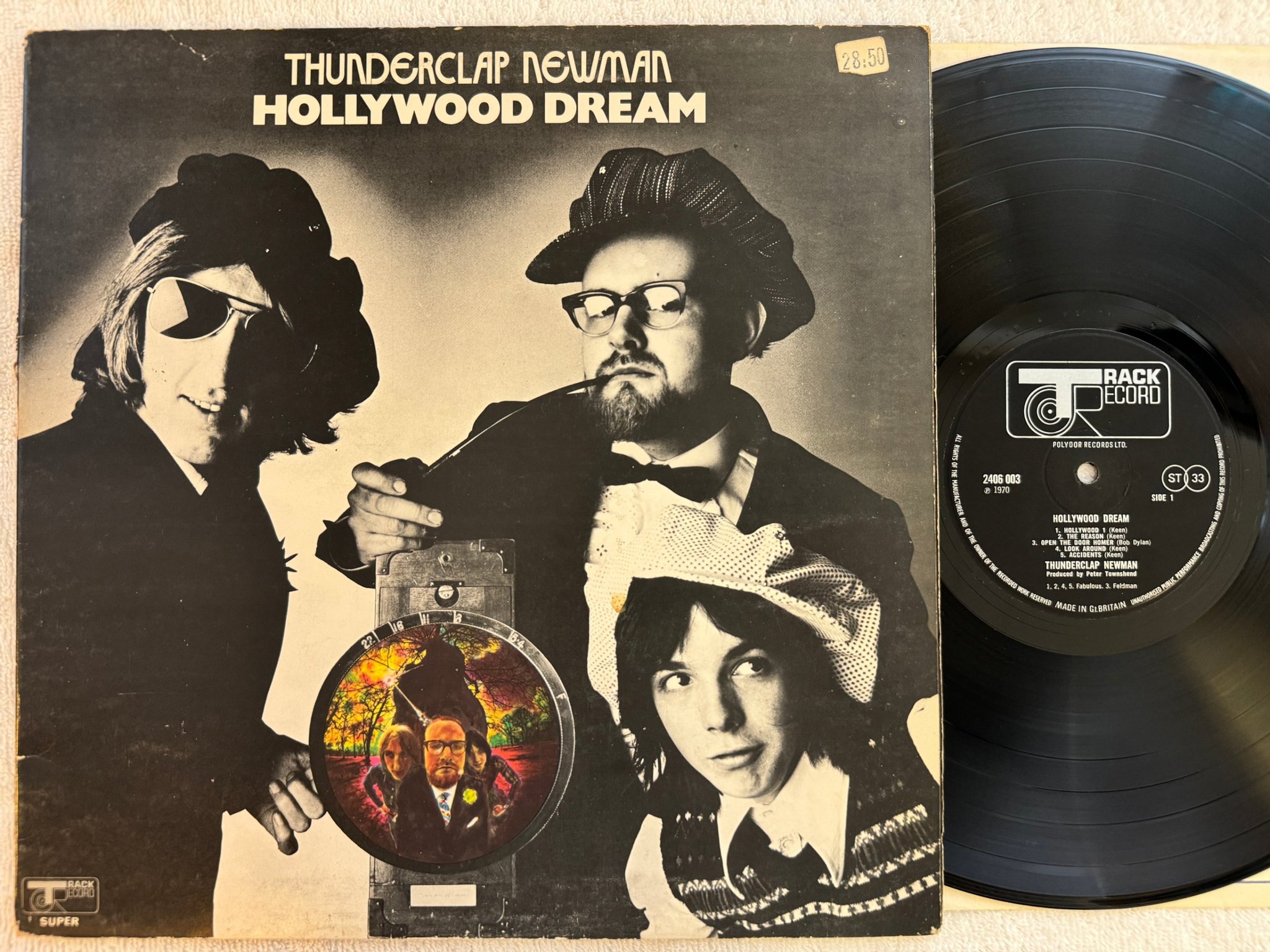 Omslagsbild för skivan THUNDERCLAP NEWMAN hollywood dream LP -70 UK TRACK 2406 003