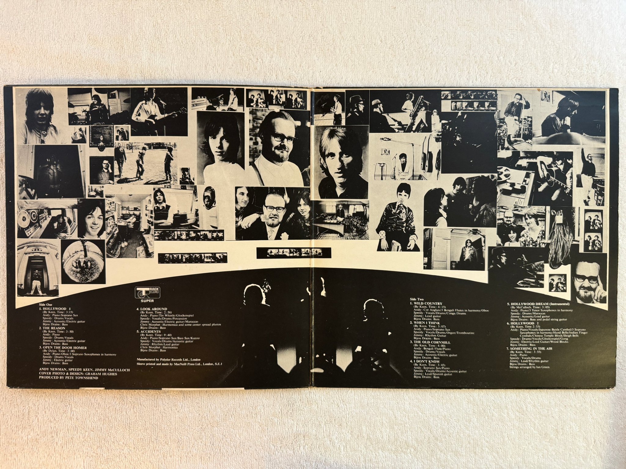 Omslagsbild för skivan THUNDERCLAP NEWMAN hollywood dream LP -70 UK TRACK 2406 003