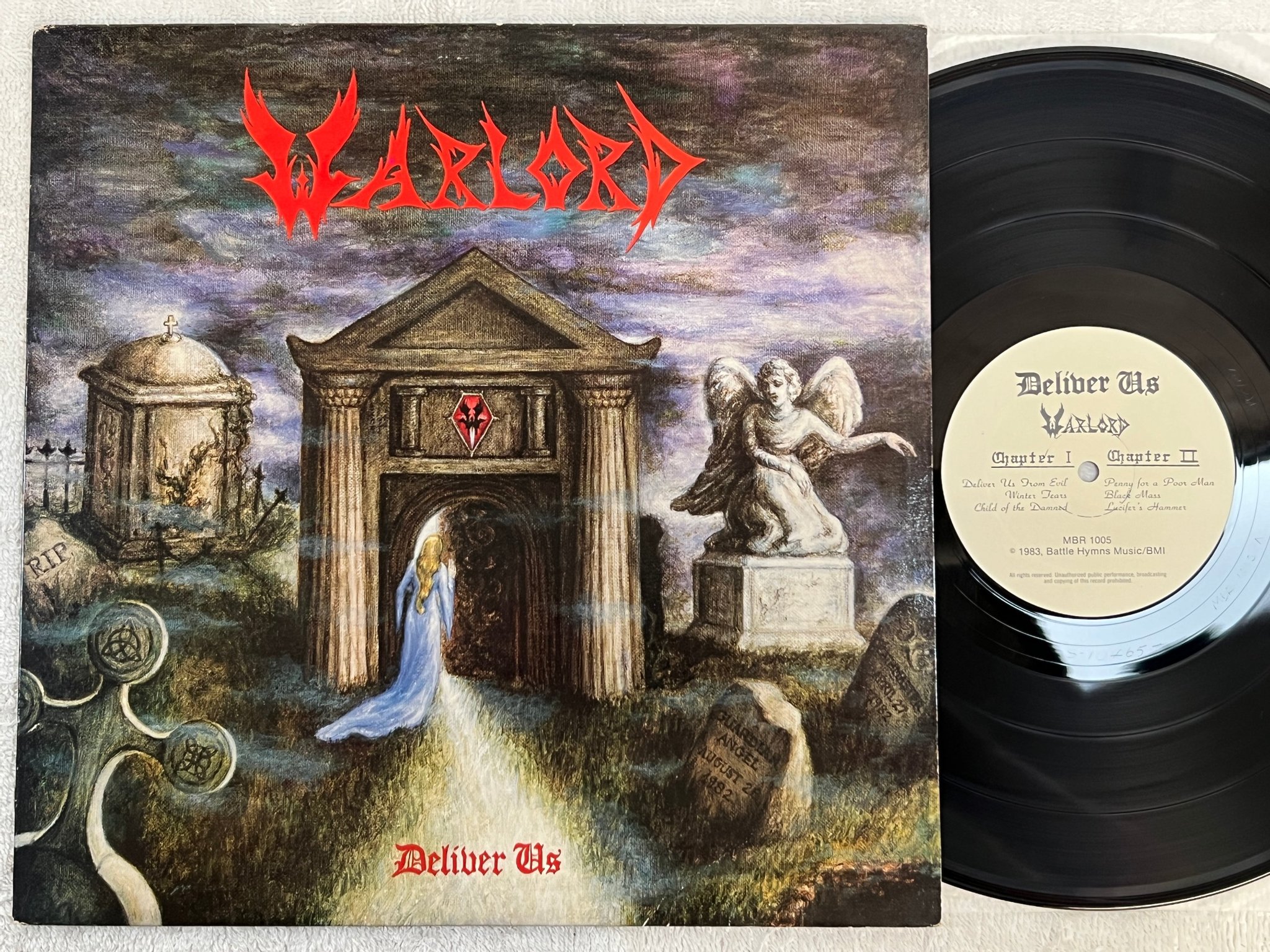 Omslagsbild för skivan WARLORD deliver us LP -83 US METAL BLADE MBR 1005