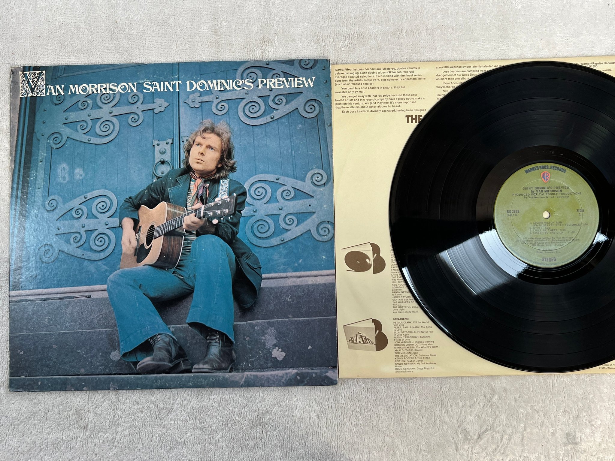 Omslagsbild för skivan VAN MORRISON Saint Dominic's Preview LP -72 US WARNER BROS BS 2633