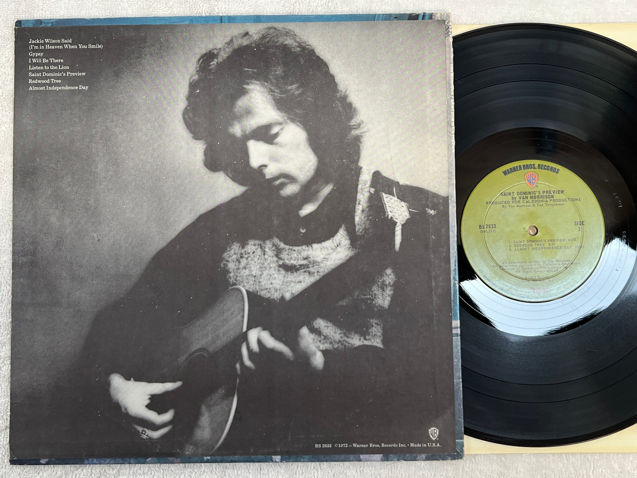 Omslagsbild för skivan VAN MORRISON Saint Dominic's Preview LP -72 US WARNER BROS BS 2633