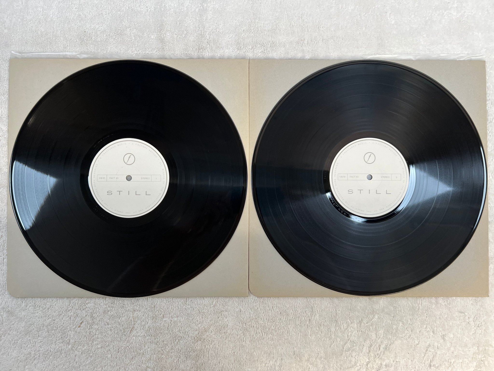 Omslagsbild för skivan JOY DIVISION still 2xLP -81 UK FACTORY FACT 40 ***** CLASSIC *****