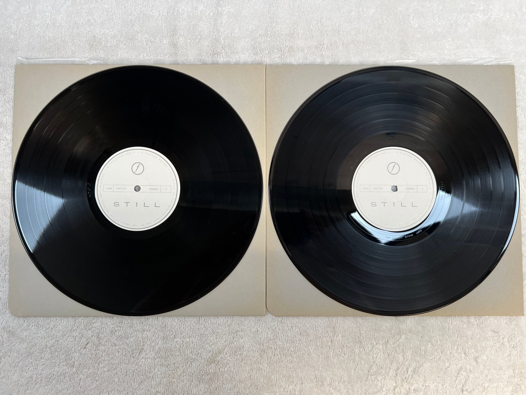 Omslagsbild för skivan JOY DIVISION still 2xLP -81 UK FACTORY FACT 40 ***** CLASSIC *****