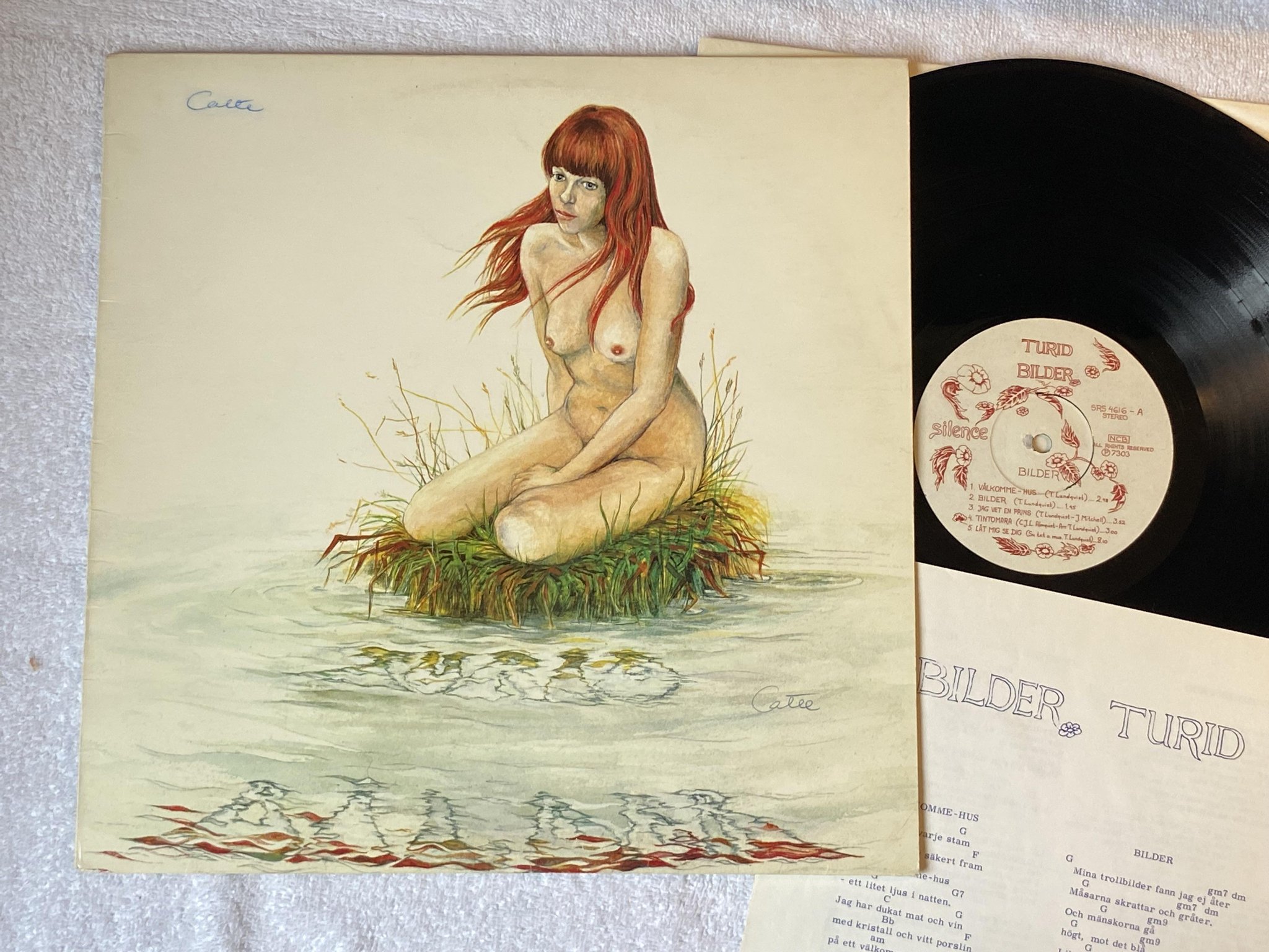 Omslagsbild för skivan TURID bilder LP -73 SILENCE SRS 4616
