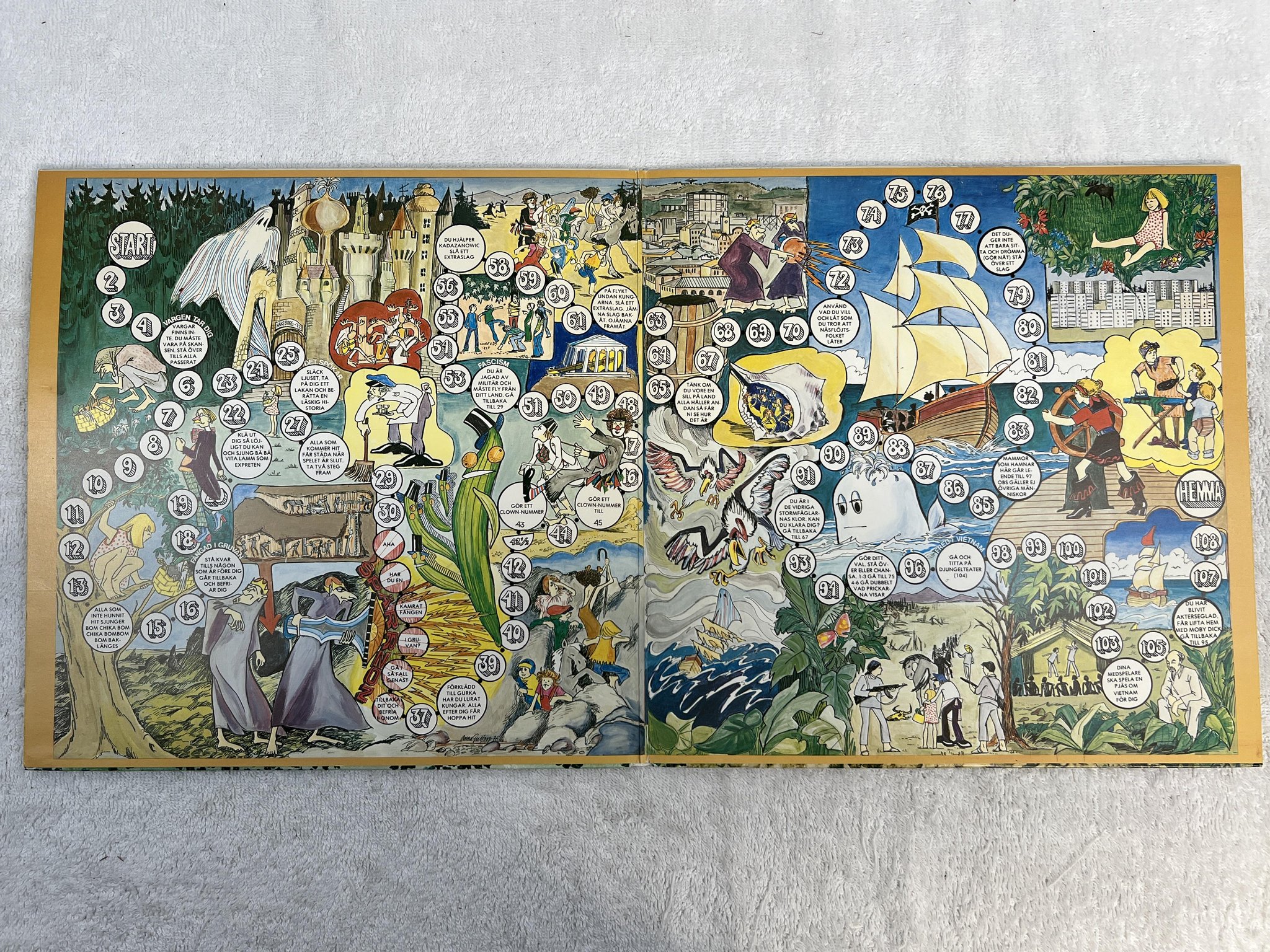 Omslagsbild för skivan NATIONALTEATERN kåldolmar och kalsipper 2xLP -76 MNW MNW 64P