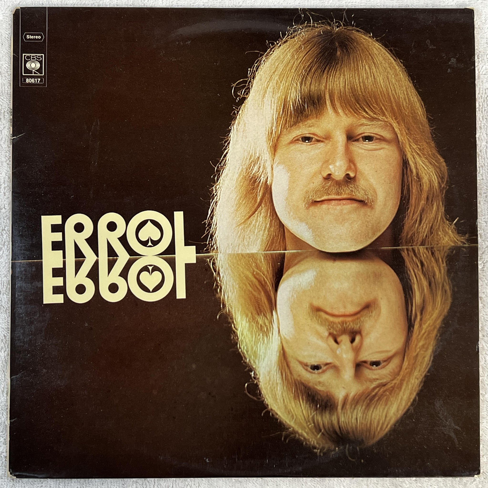Omslagsbild för skivan ERROL NORSTEDT Errol LP -75 Swe CBS 80617 *** RARE EDDIE MEDUZA ***