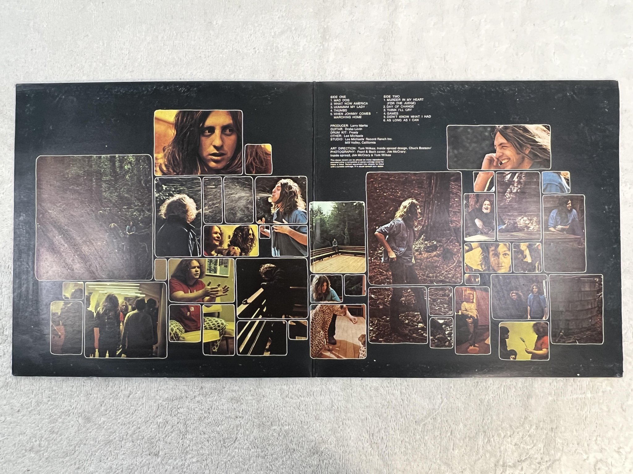 Omslagsbild för skivan LEE MICHAELS barrel LP -70 UK A&M AMLS 991