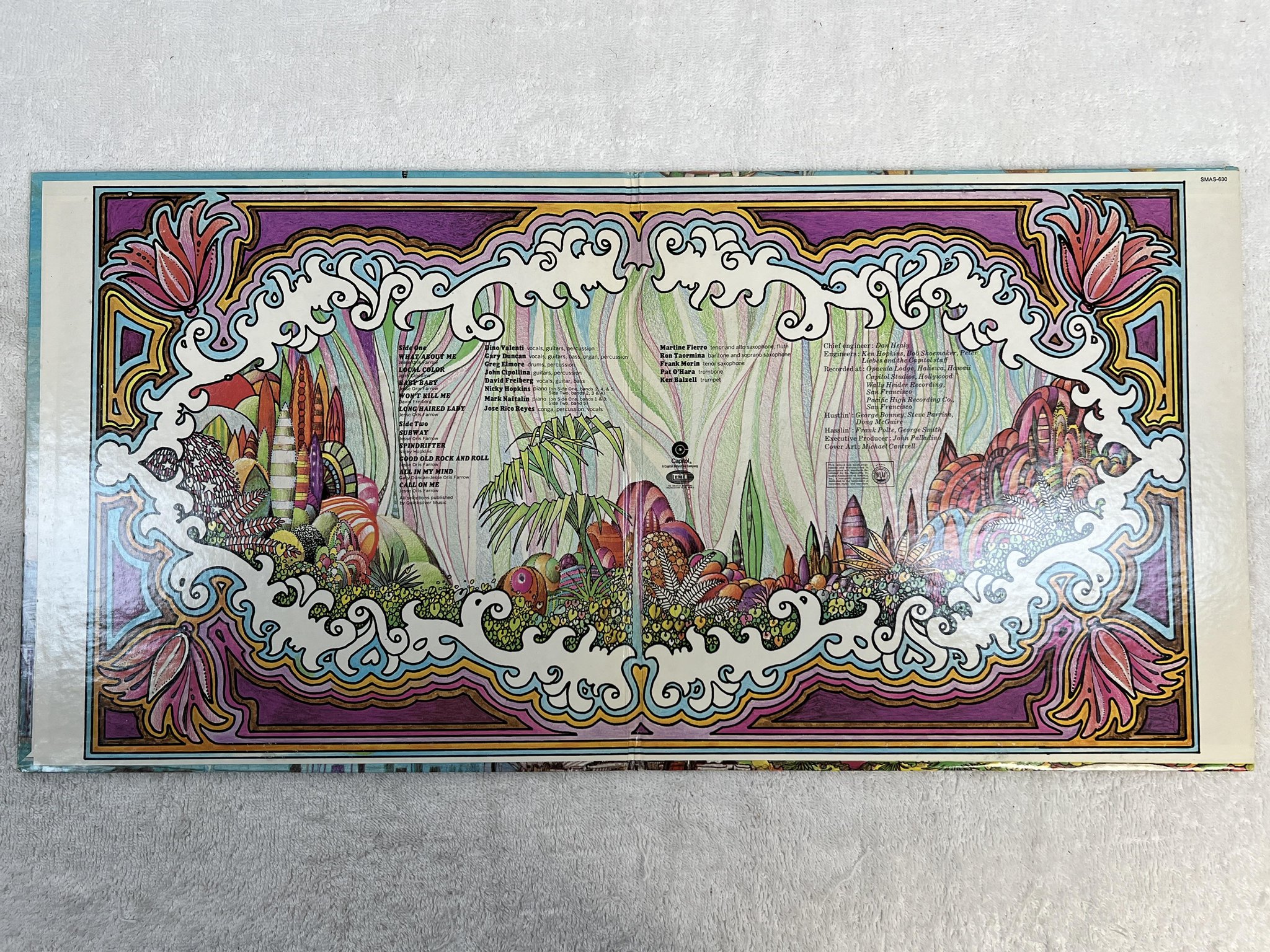 Omslagsbild för skivan QUICKSILVER What About Me LP -70 US CAPITOL SMAS-630