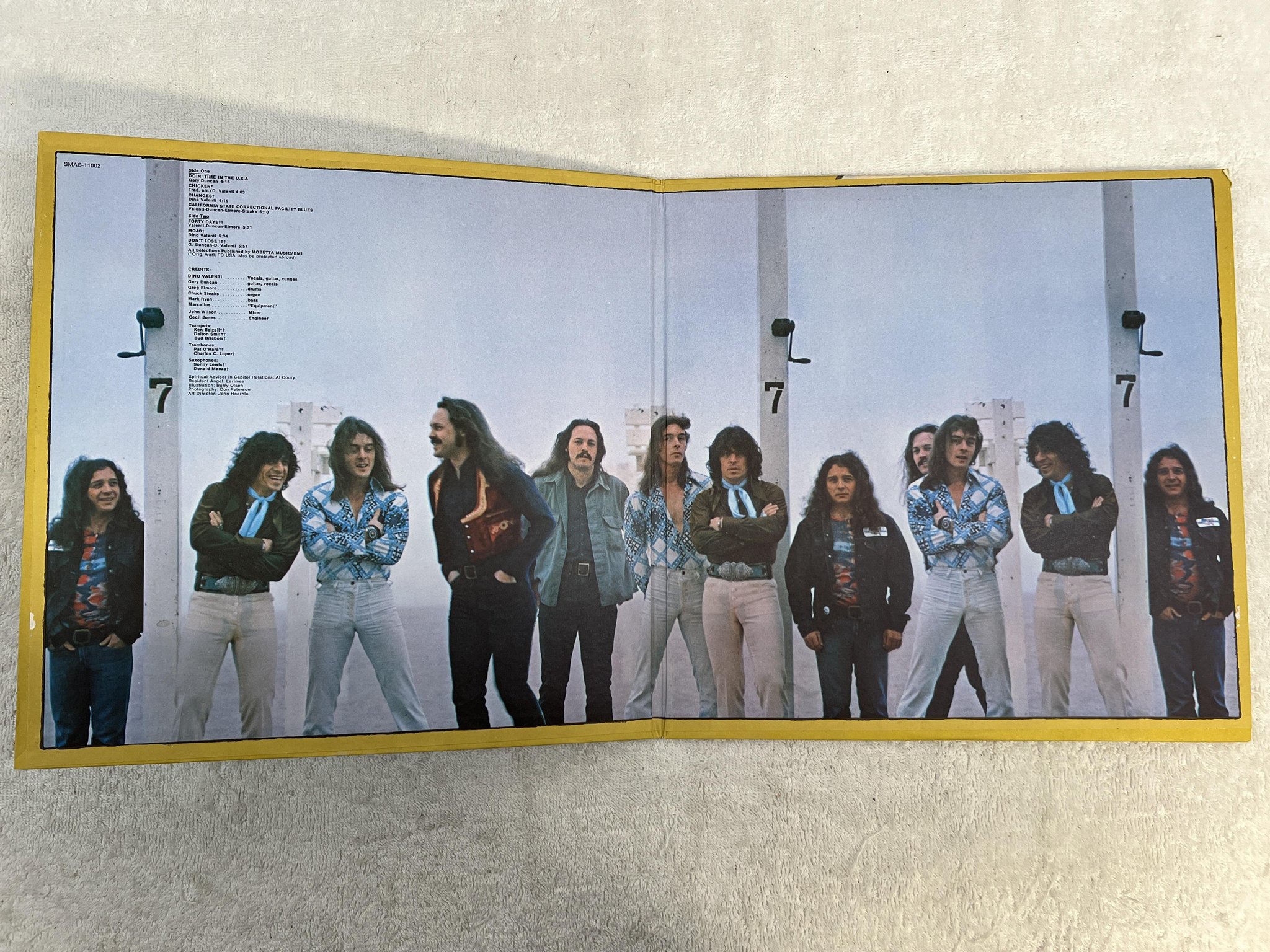 Omslagsbild för skivan QUICKSILVER MESSENGER SERVICE Comin' Thru LP -72 US CAPITOL SMAS-11002