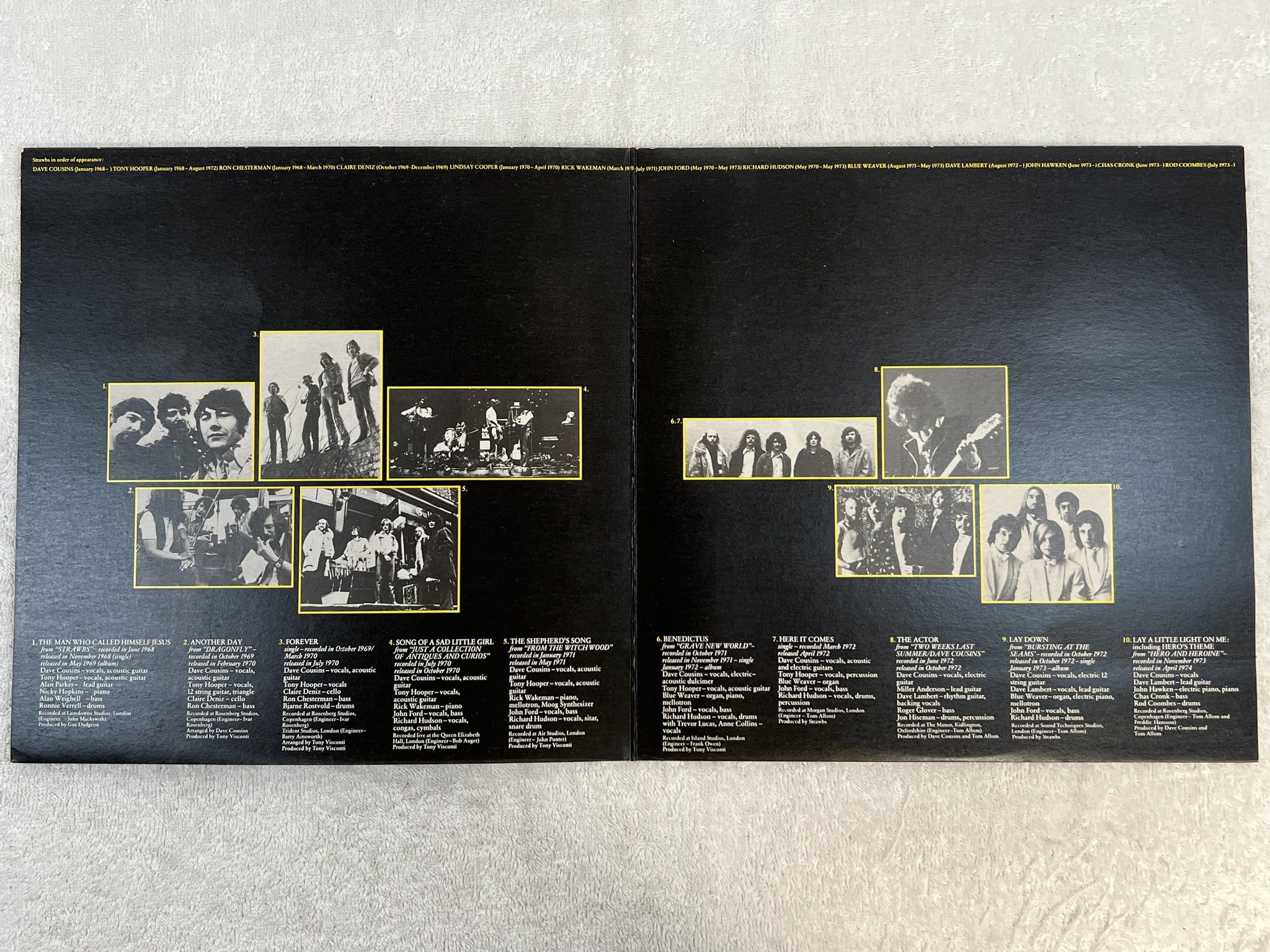 Omslagsbild för skivan STRAWBS choice LP -74 UK A&M AMLH 68259