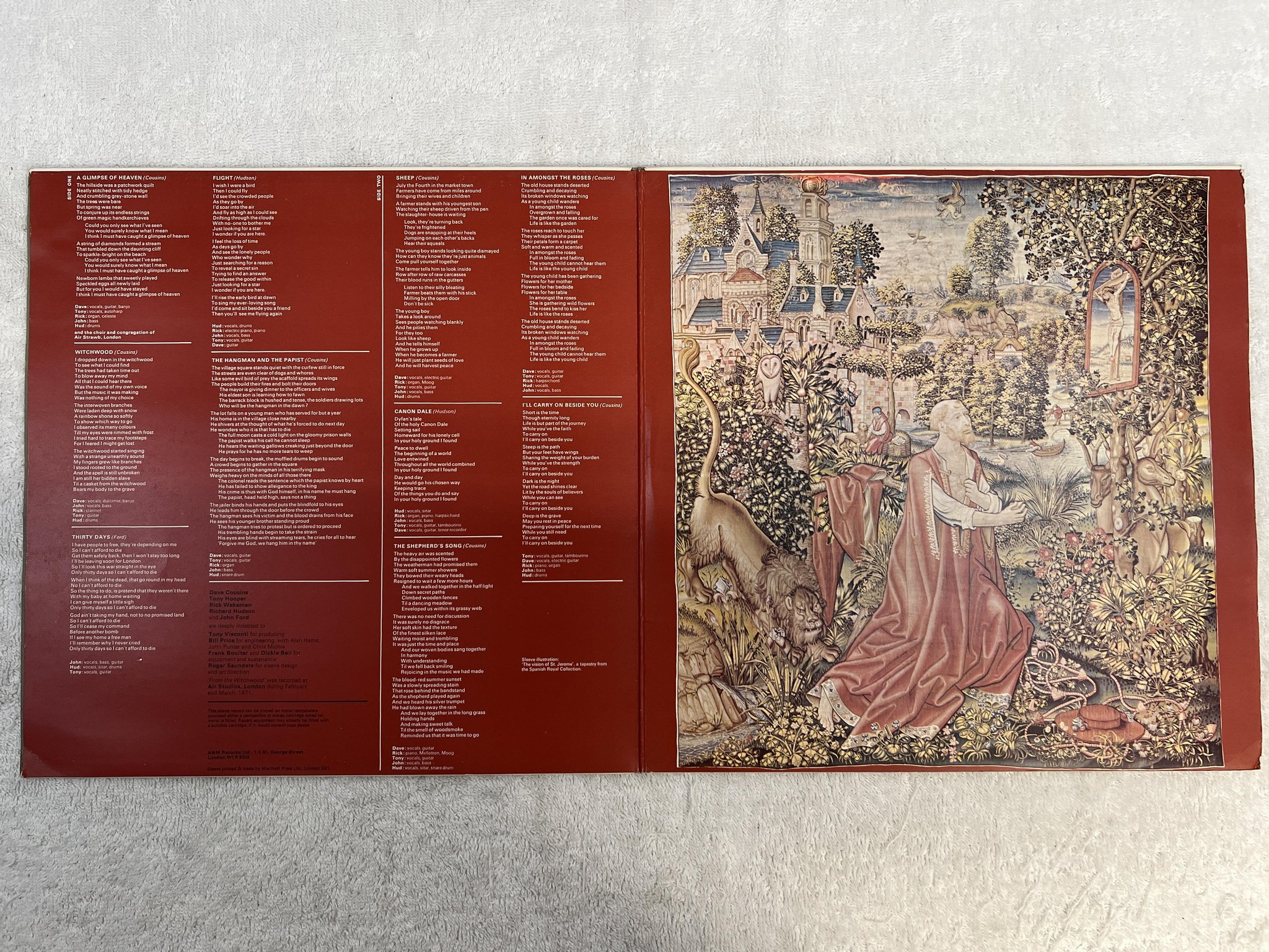 Omslagsbild för skivan STRAWBS from the witchwood LP -71 UK A&M AMLH 64304