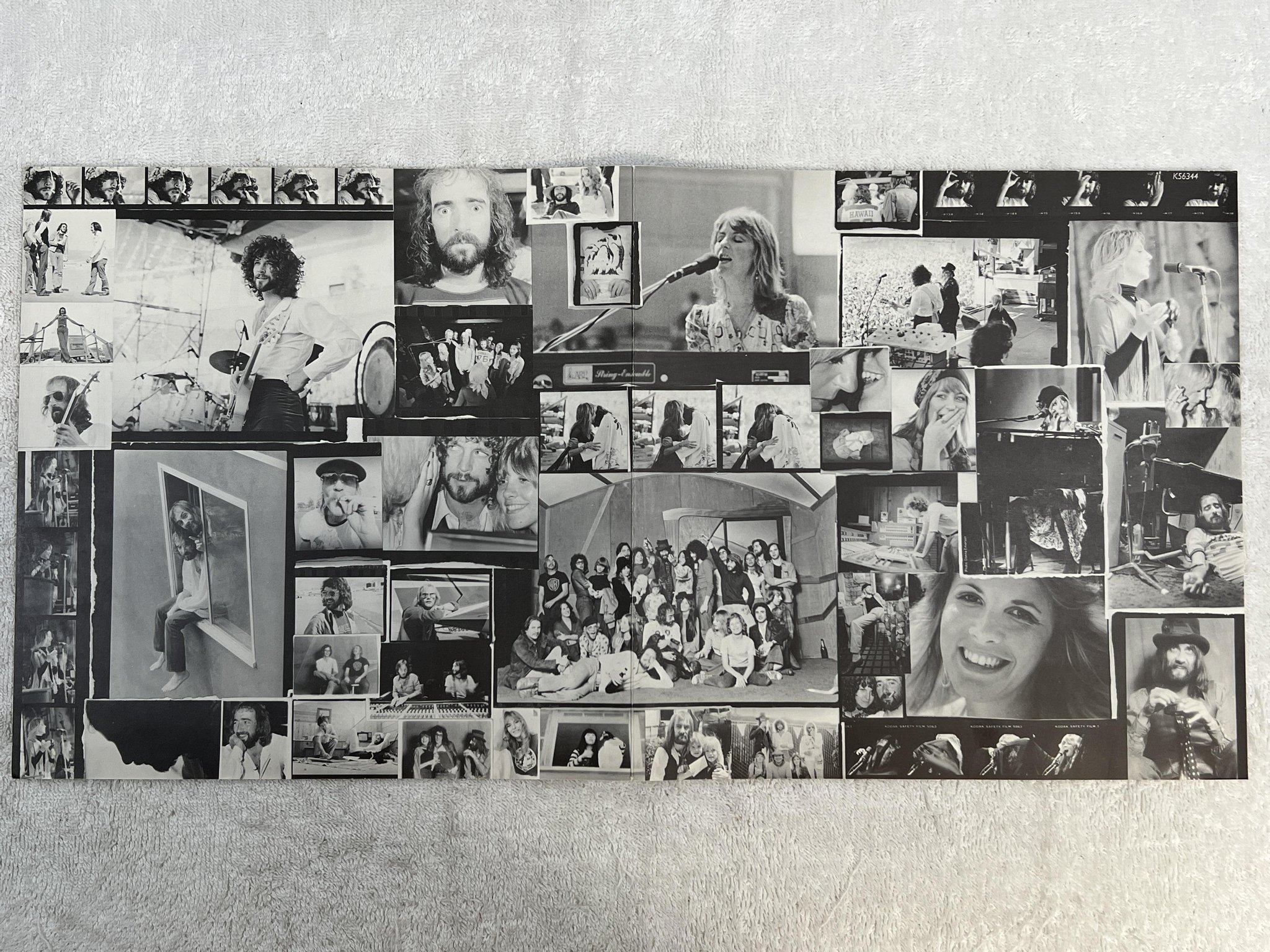 Omslagsbild för skivan FLEETWOOD MAC rumours LP -77 UK WARNER BROS K 56344