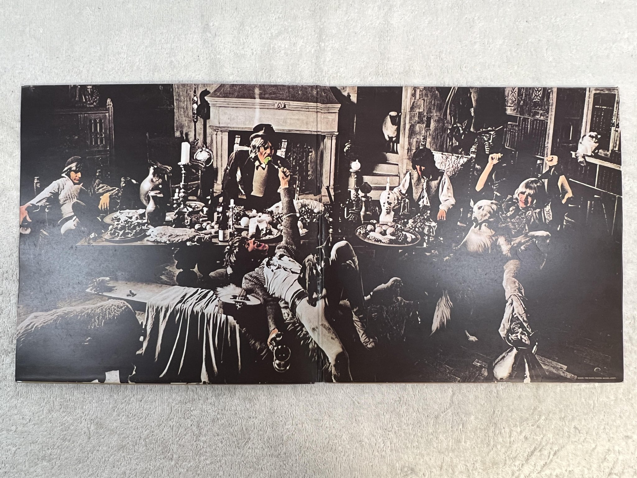 Omslagsbild för skivan THE ROLLING STONES beggars banquet LP -68 UK DECCA SKL 4955