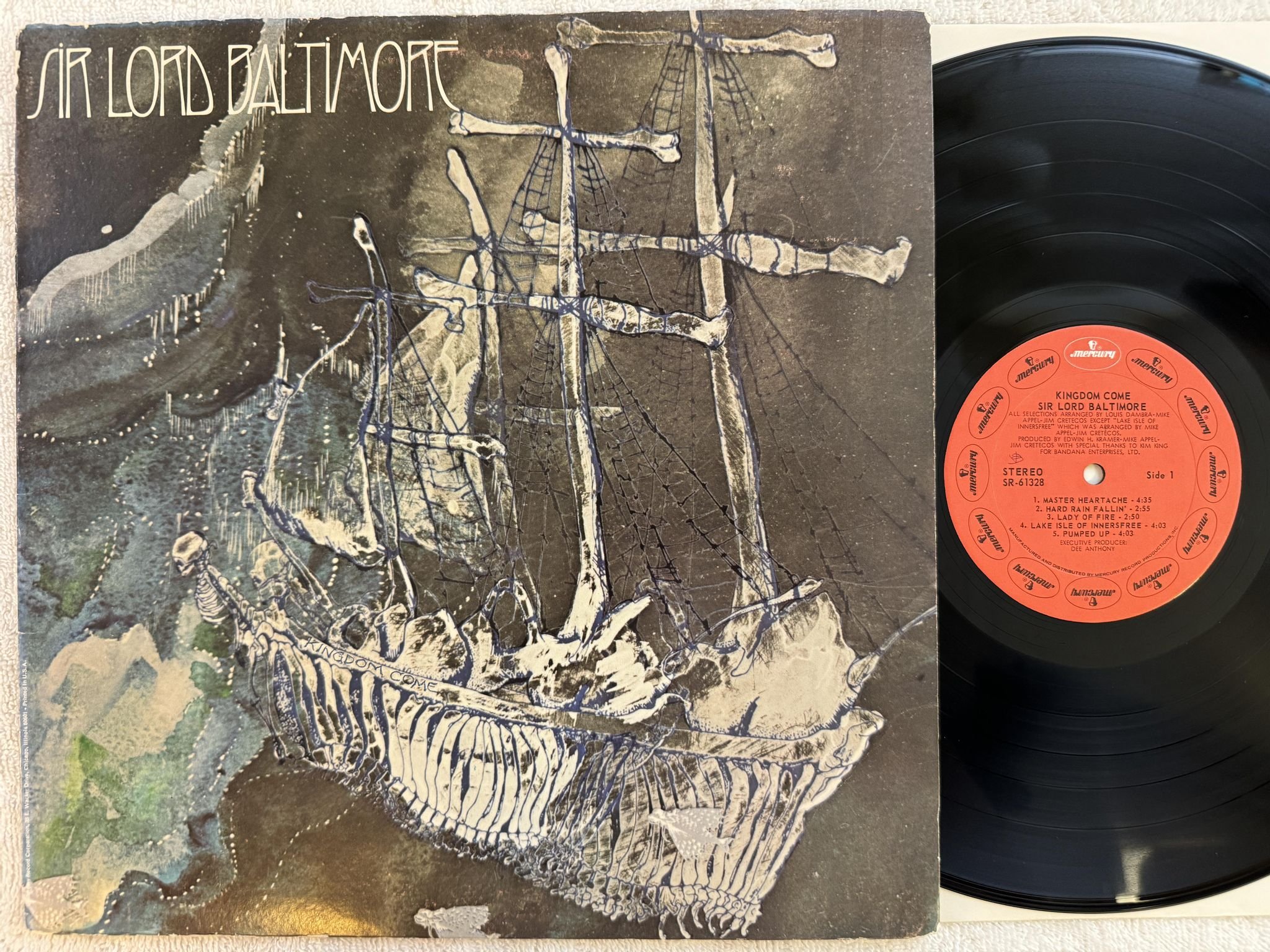 Omslagsbild för skivan SIR LORD BALTIMORE kingdom come LP -70 US MERCURY SR-61328