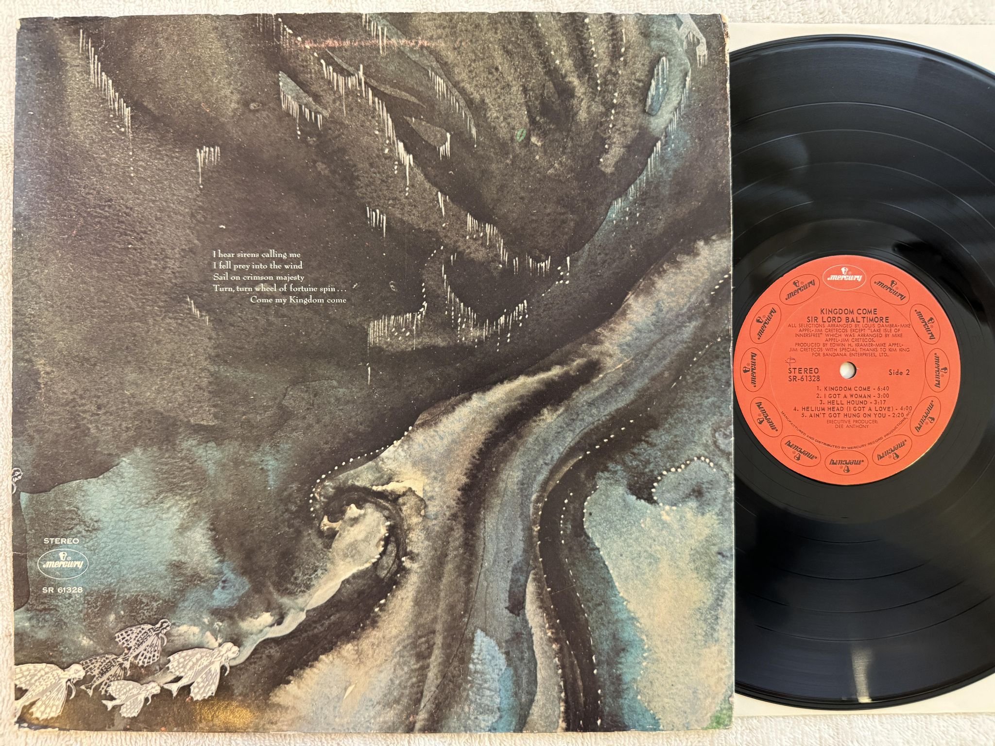 Omslagsbild för skivan SIR LORD BALTIMORE kingdom come LP -70 US MERCURY SR-61328