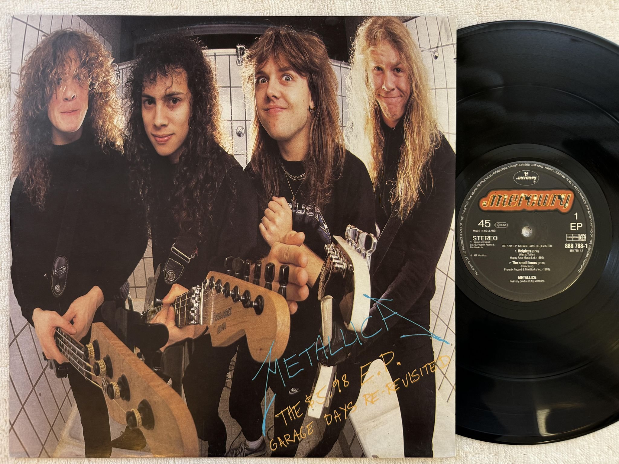 Omslagsbild för skivan METALLICA The $5.98 E.P. 12"ep -87 MERCURY 888 788-1