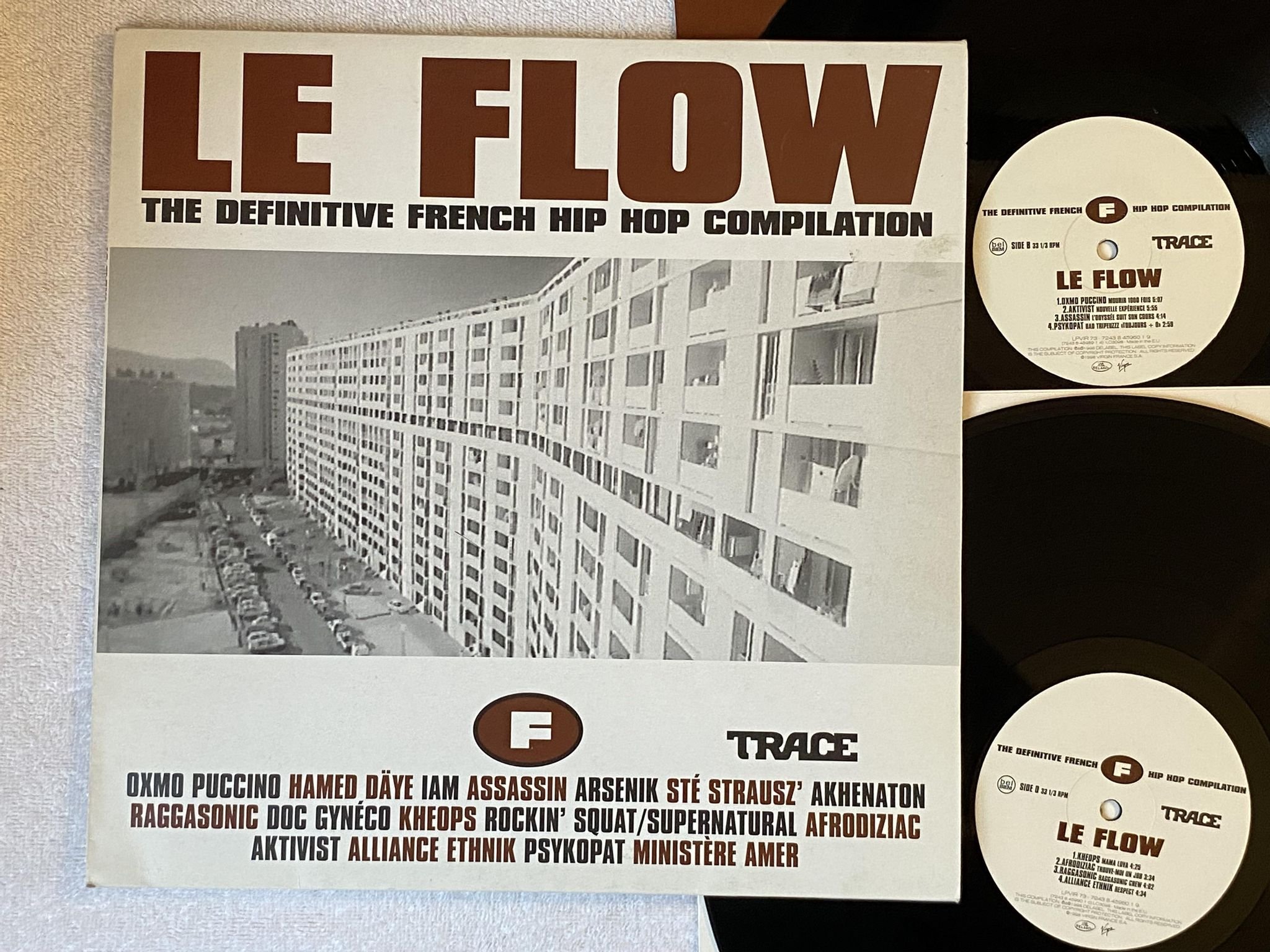 Omslagsbild för skivan VARIOUS le flow 2xLP -98 DELABEL 724384596019