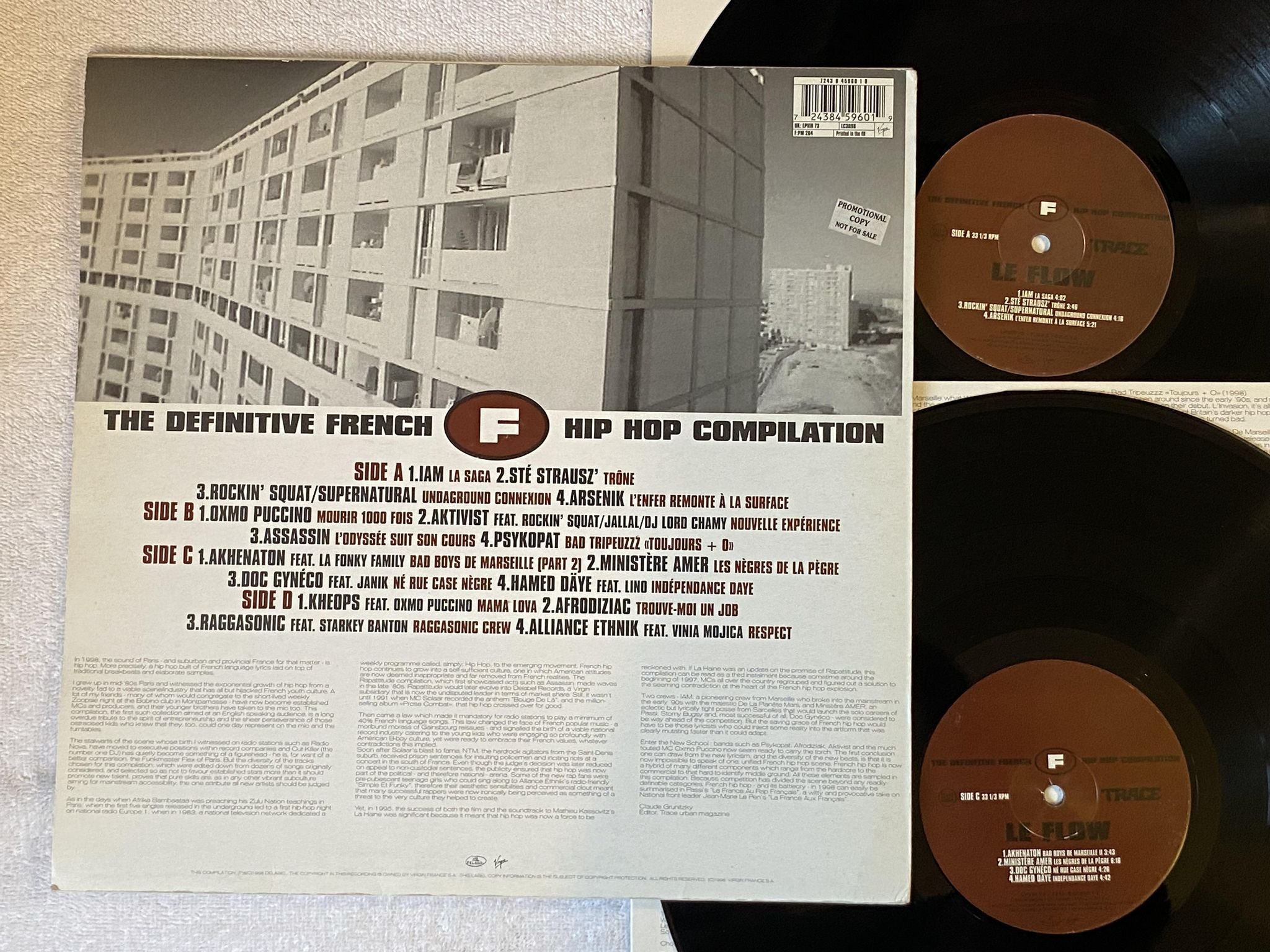 Omslagsbild för skivan VARIOUS le flow 2xLP -98 DELABEL 724384596019