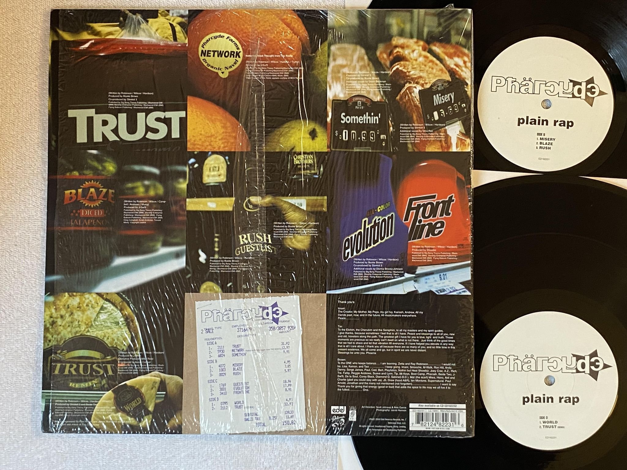 Omslagsbild för skivan THE PHARCYDE Plain Rap 2xLP 2000 US EDEL AMERICA ED 182231