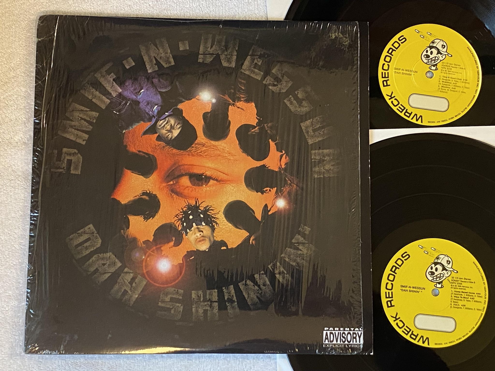 Omslagsbild för skivan SMIF-N-WESSUN Dah Shinin' 2xLP -95 US WRECK NRV 2005 *** CLASSIC ***