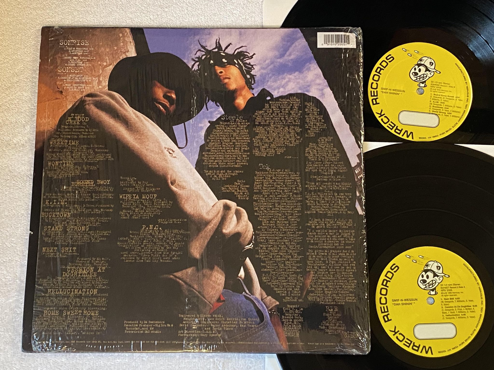 Omslagsbild för skivan SMIF-N-WESSUN Dah Shinin' 2xLP -95 US WRECK NRV 2005 *** CLASSIC ***